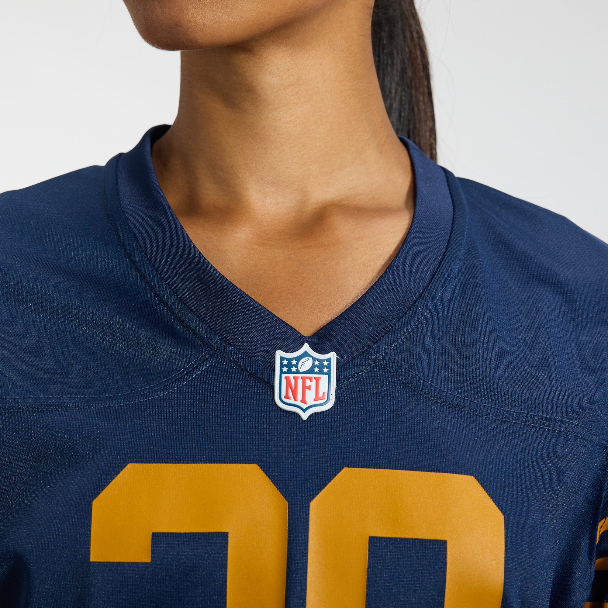 Xavier McKinney Green Bay Packers Women's Team Game Jersey - Green - Navy - Image 9