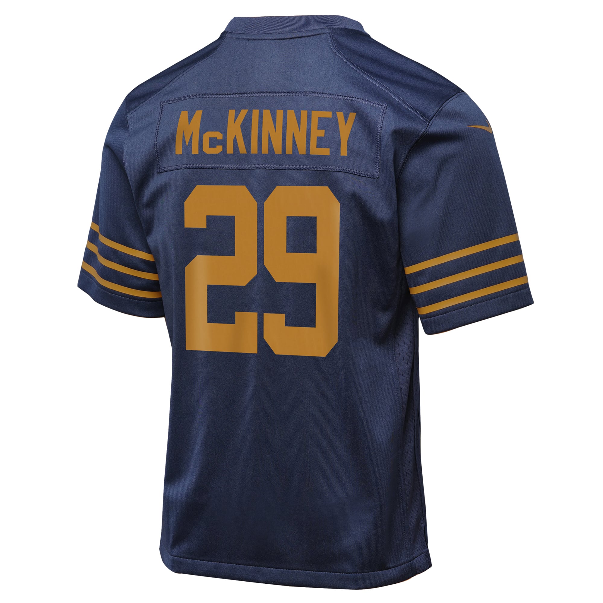 Xavier McKinney Green Bay Packers Youth The 1923 Classic Game Jersey - Navy - Image 4