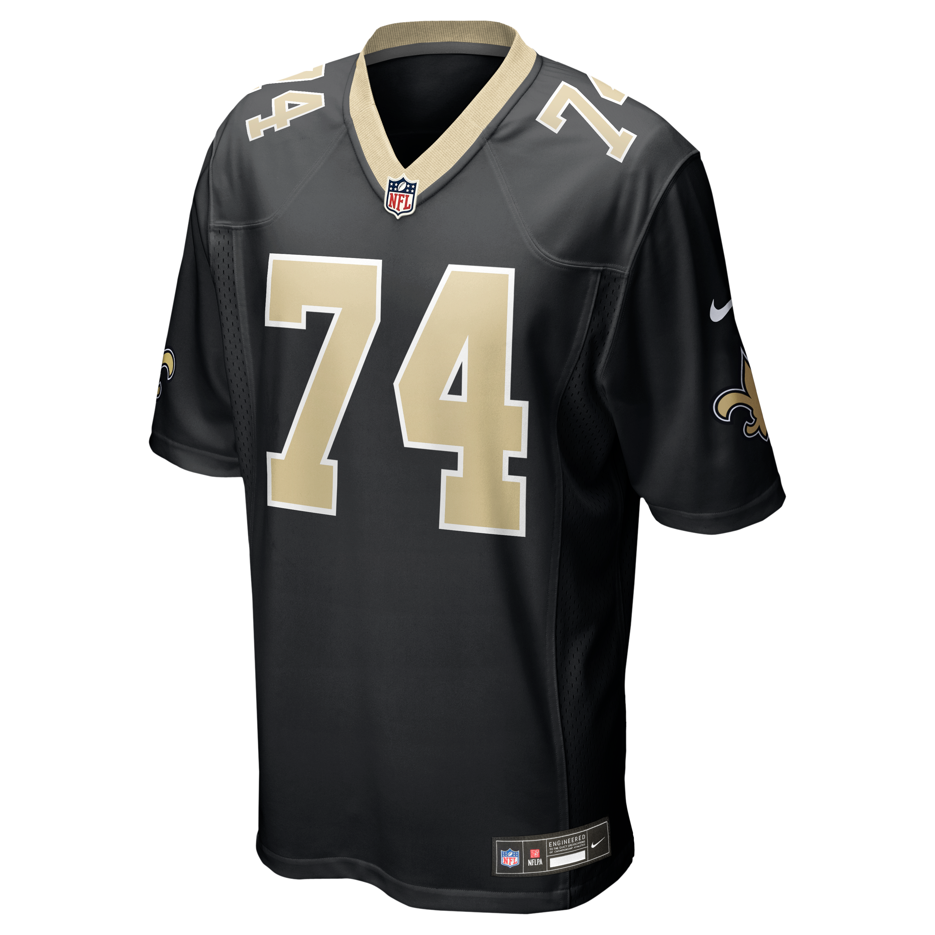 Xavier Truss New Orleans Saints Team Game Jersey - Black - Image 3