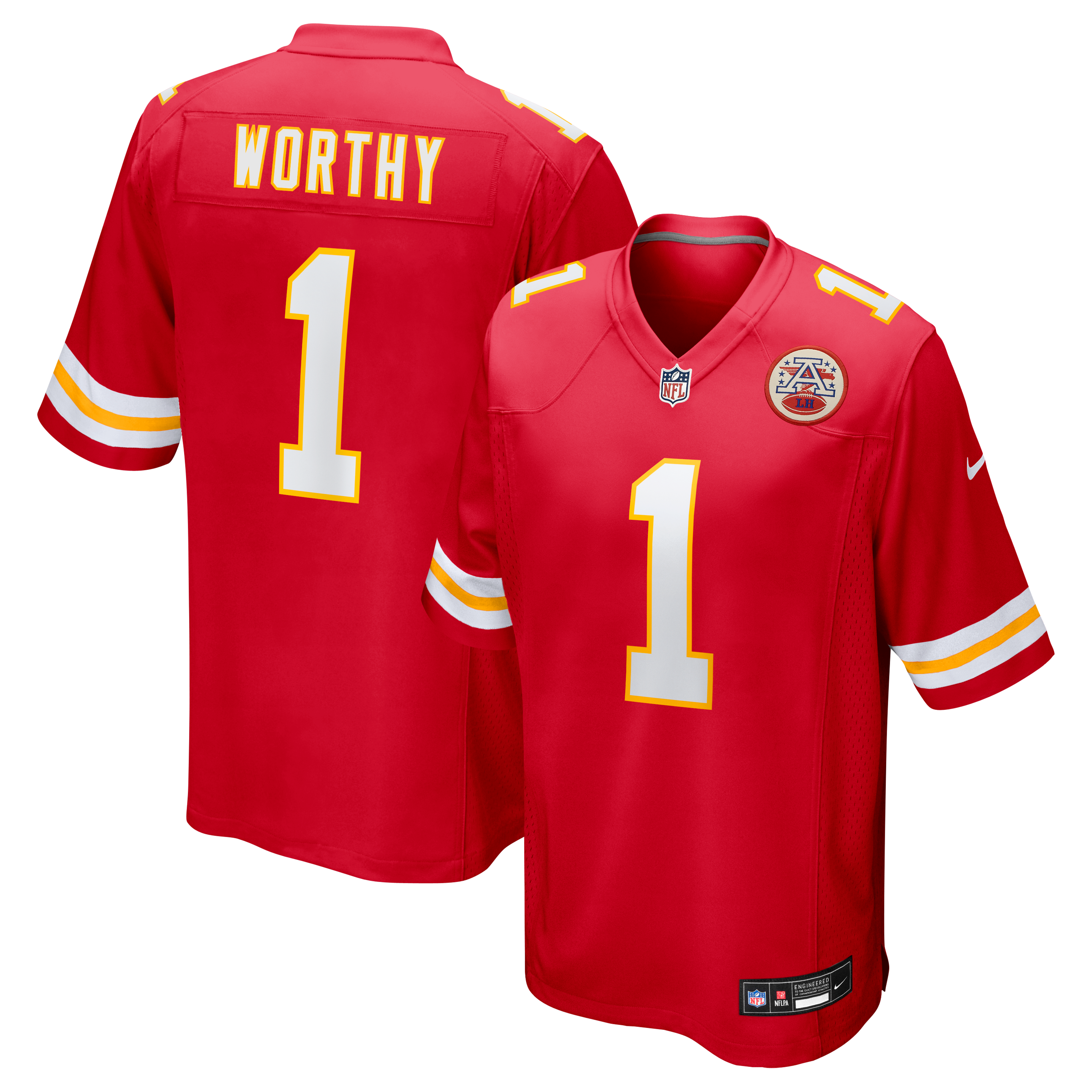 Xavier Worthy Kansas City Chiefs Player Game Jersey - Red