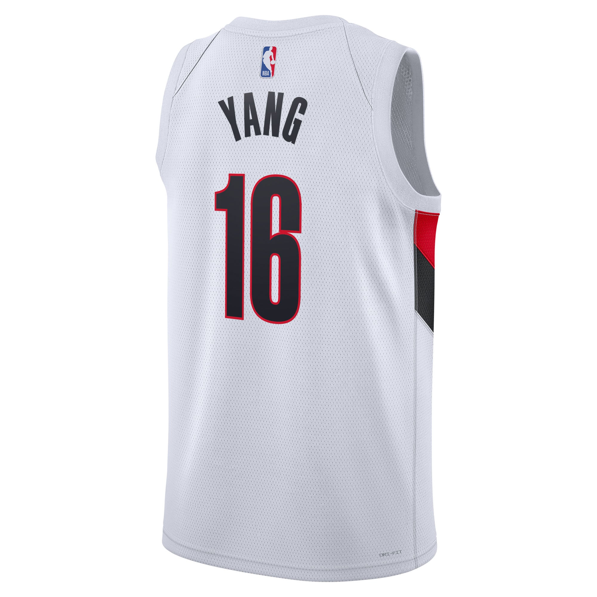 Yang Hansen Portland Trail Blazers Unisex Swingman Jersey - Association Edition - White - Image 4