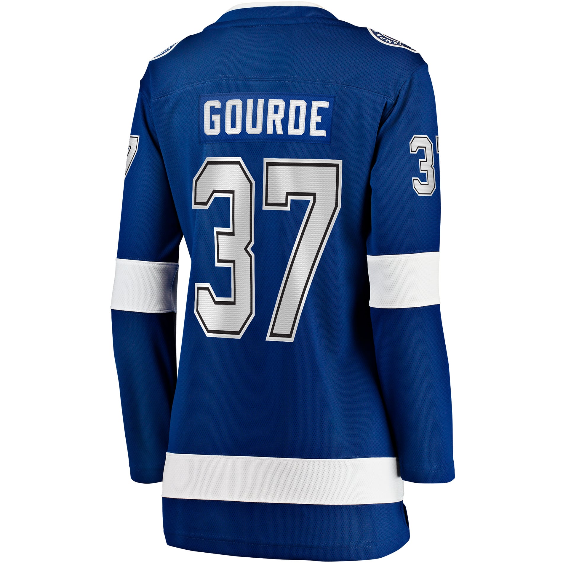 Yanni Gourde Tampa Bay Lightning Women's Home Breakaway Player Jersey - Blue - Image 4
