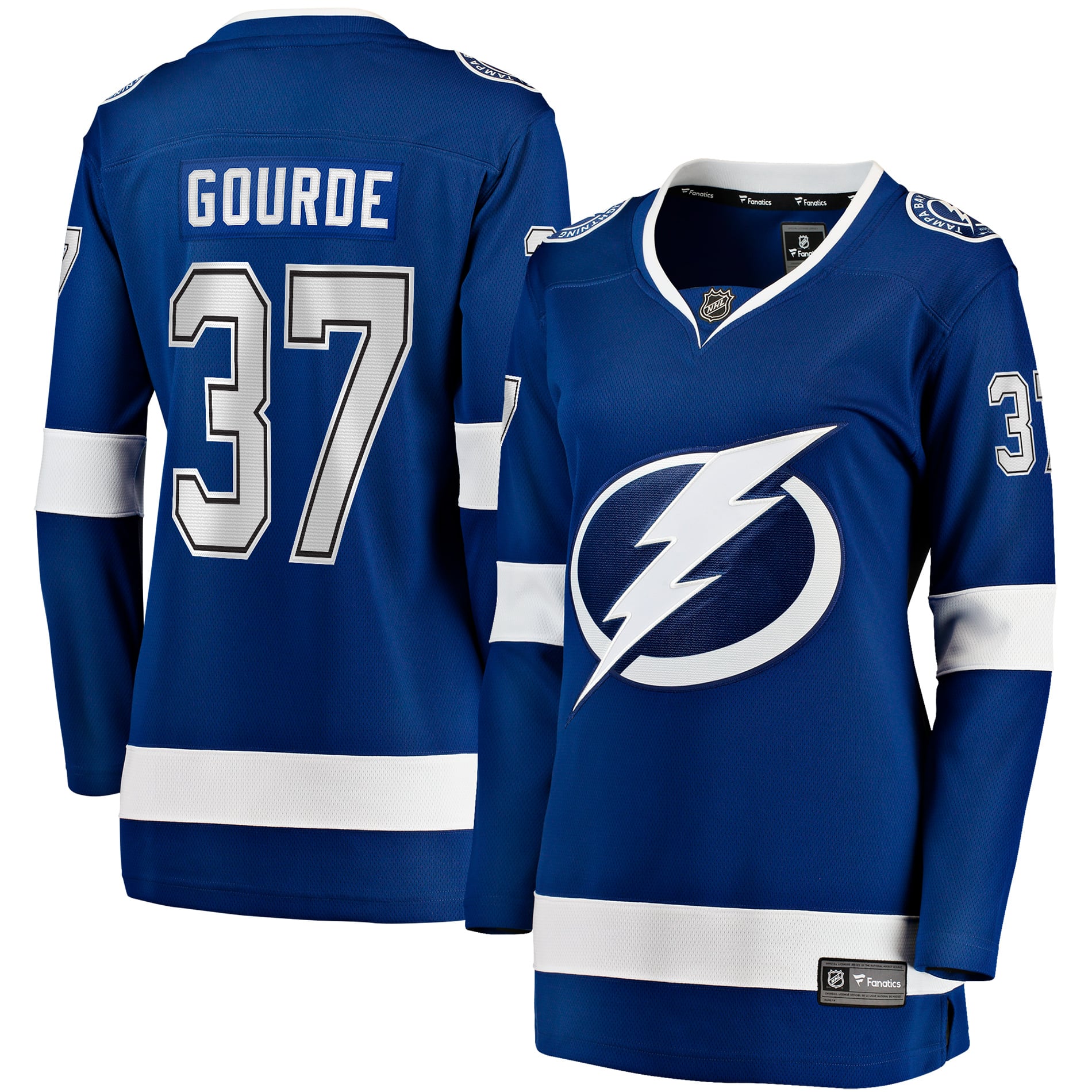 Yanni Gourde Tampa Bay Lightning Women's Home Breakaway Player Jersey - Blue