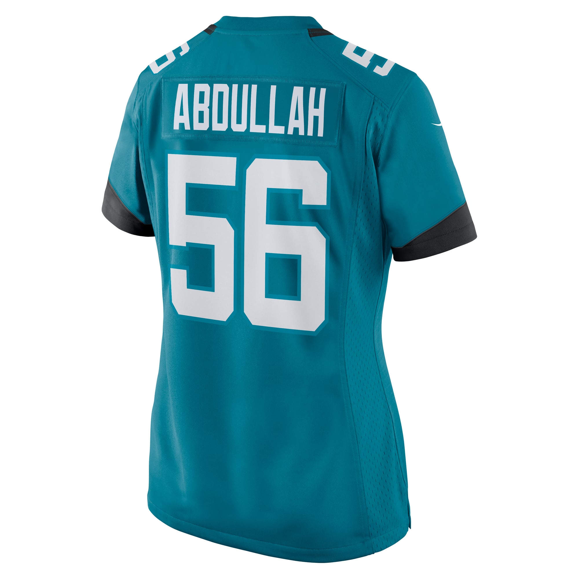 Yasir Abdullah Jacksonville Jaguars Women's Team Game Jersey - Teal - Image 4