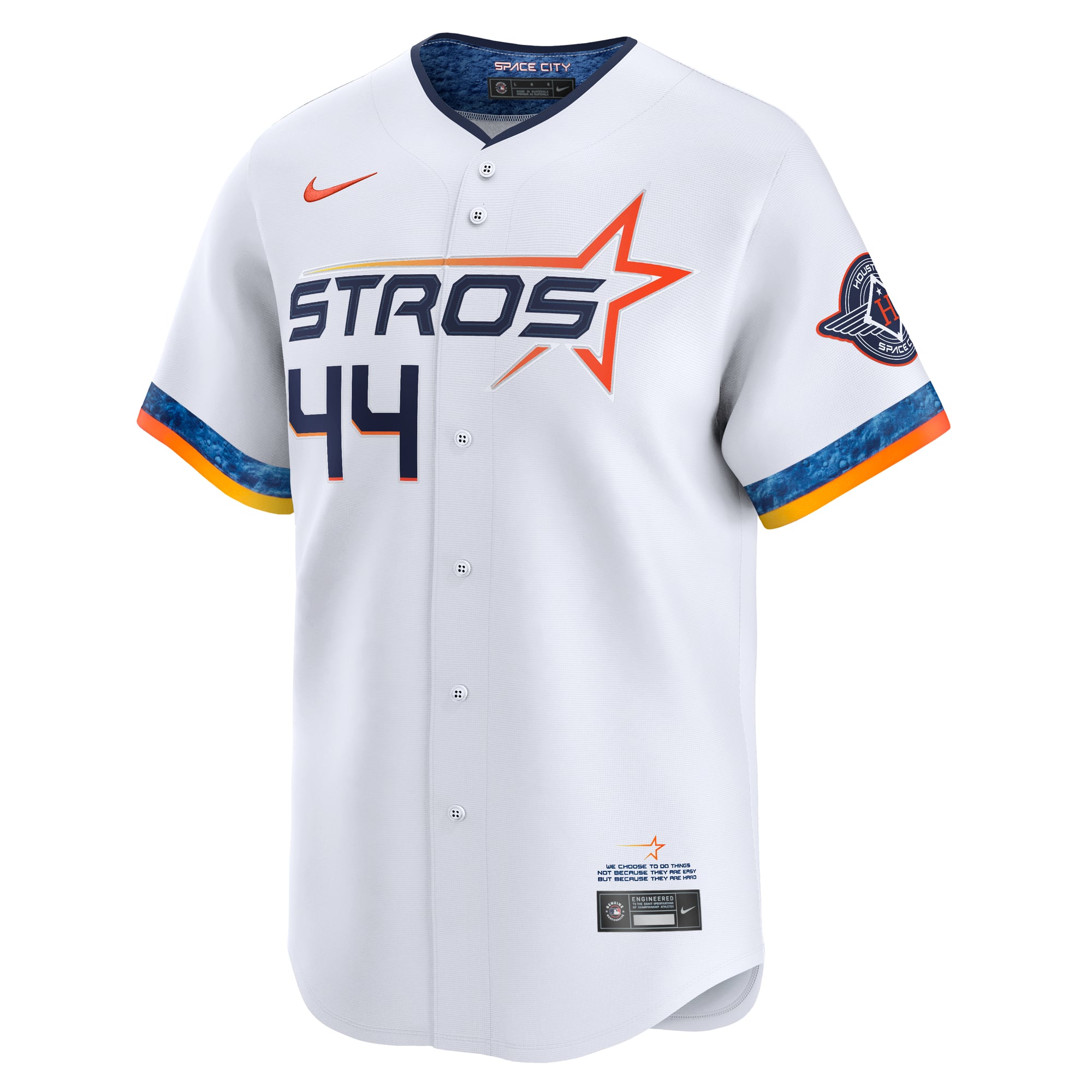 Yordan Alvarez Houston Astros 2025 City Connect Limited Player Jersey - White - Image 3
