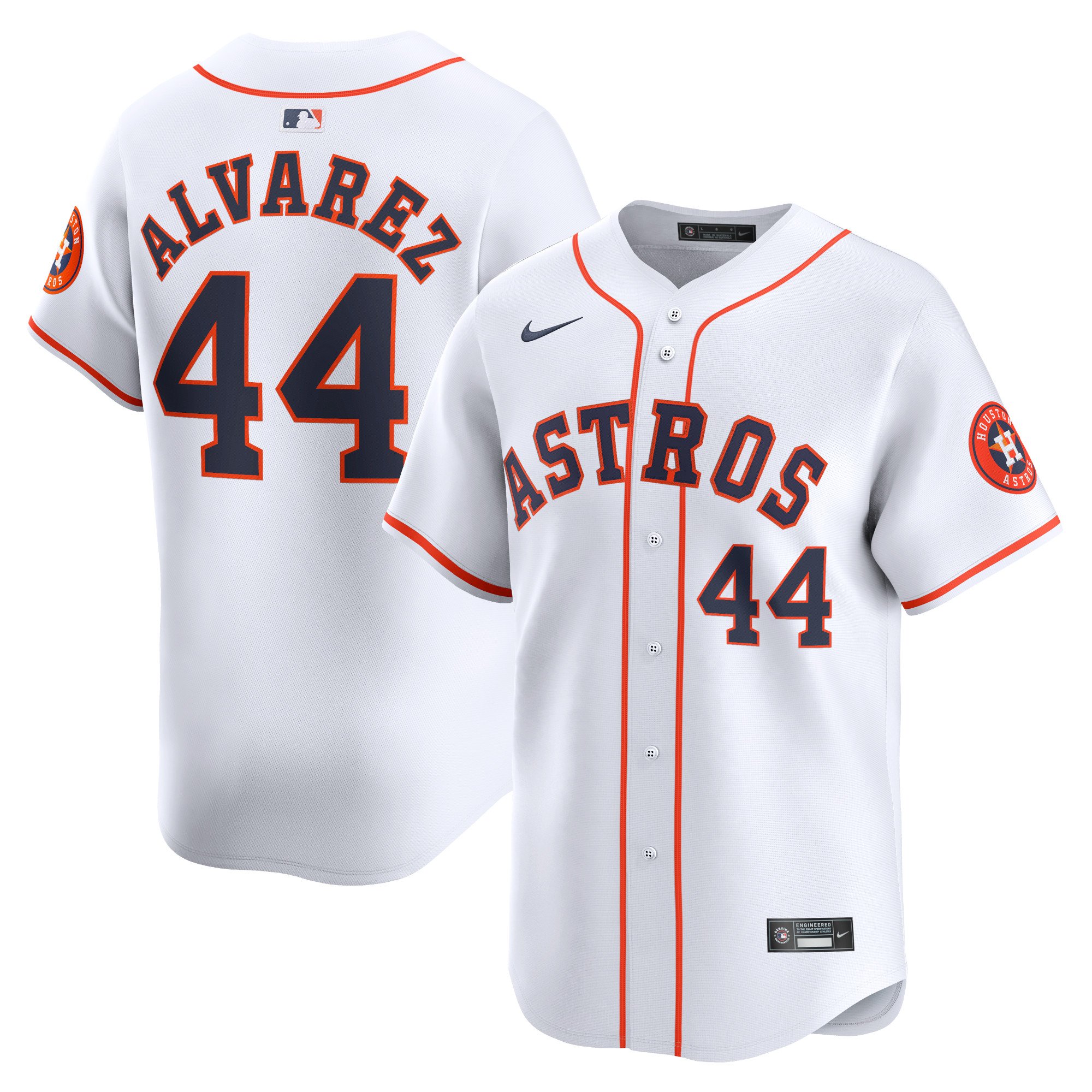 Yordan Alvarez Houston Astros Away Limited Player Jersey - White