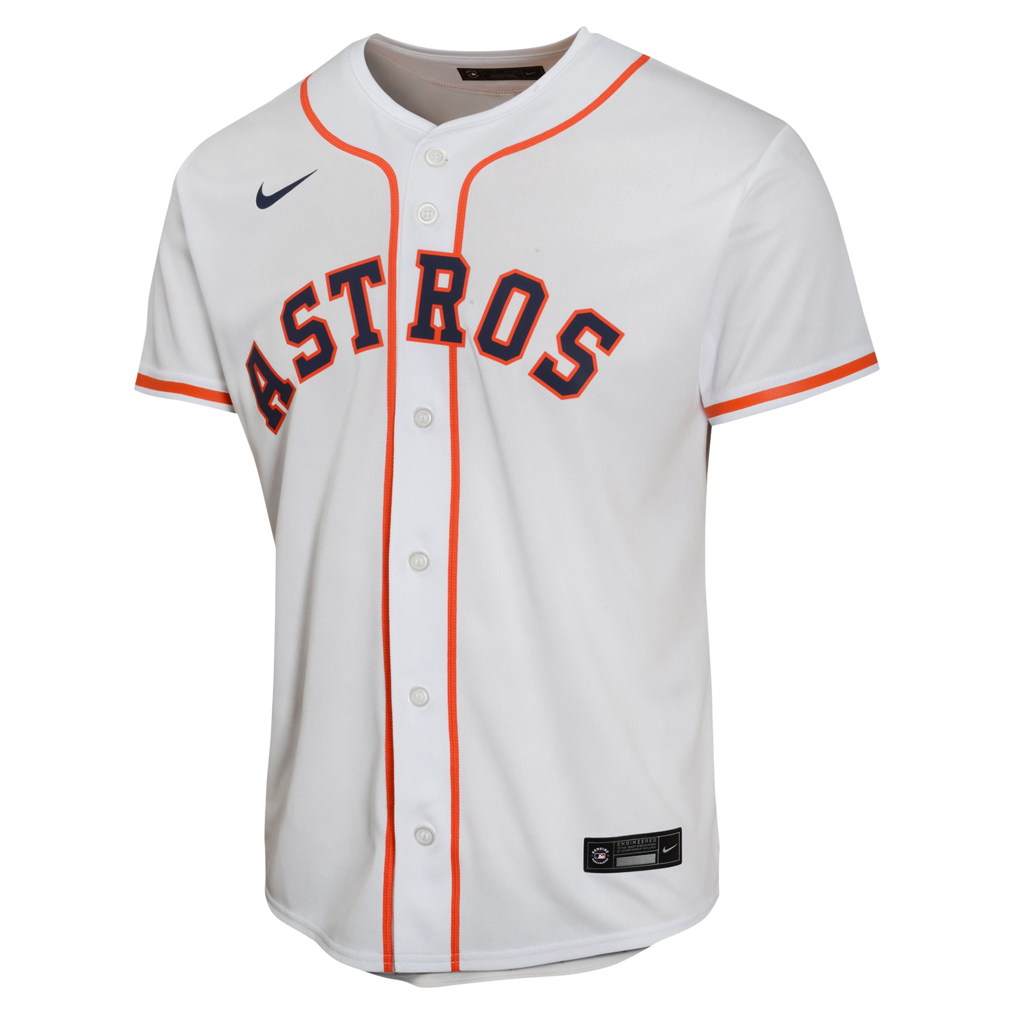 Yordan Alvarez Houston Astros Youth Home Game Player Jersey - White - Image 3