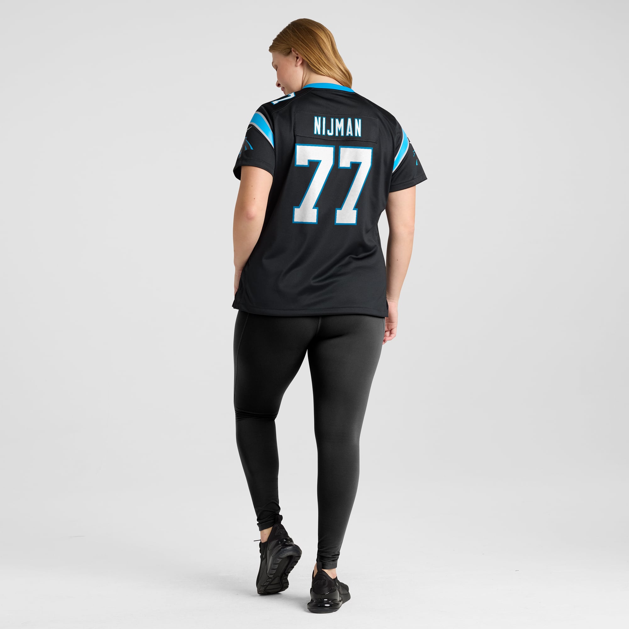 Yosh Nijman Carolina Panthers Women's Game Jersey - Black - Image 8