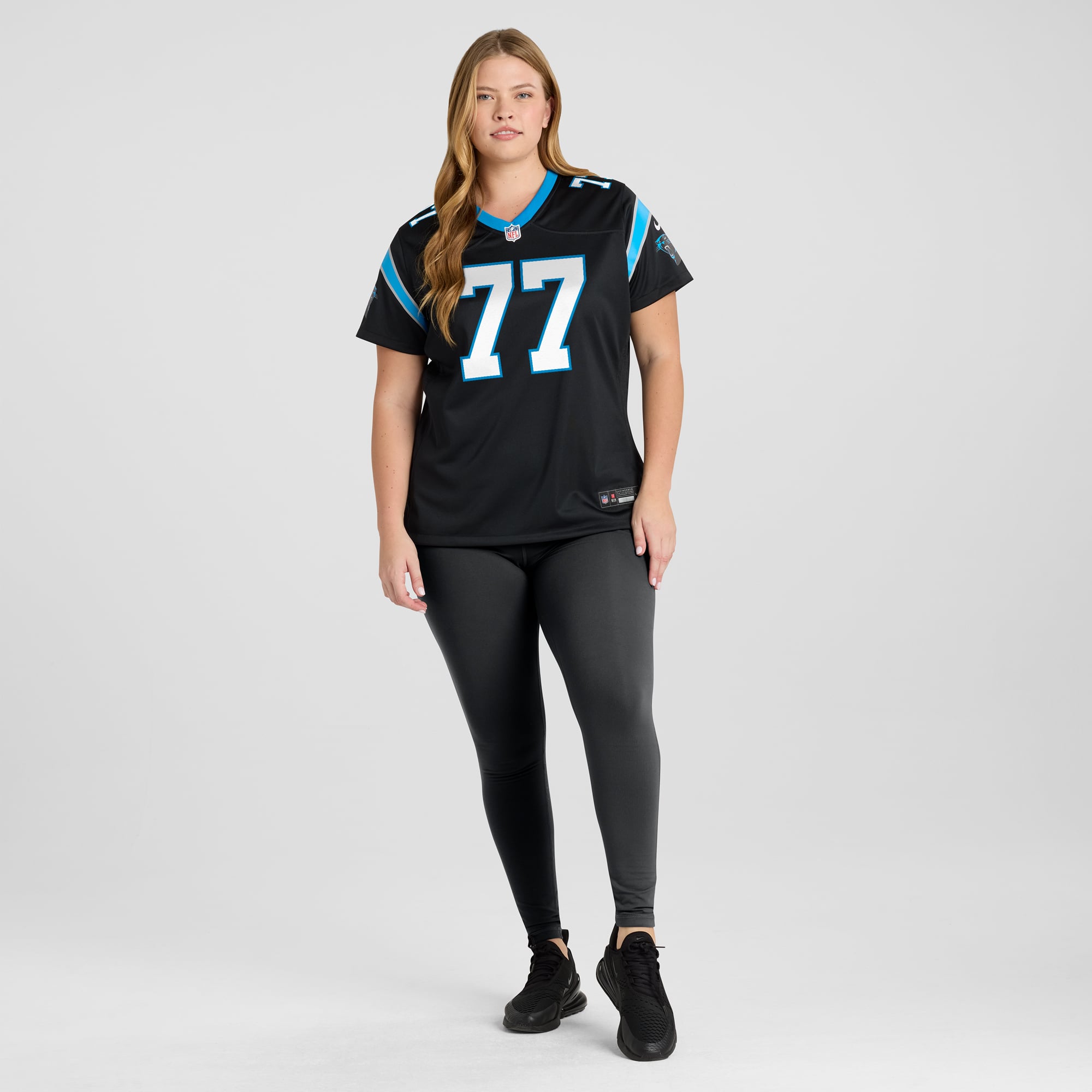 Yosh Nijman Carolina Panthers Women's Game Jersey - Black - Image 7