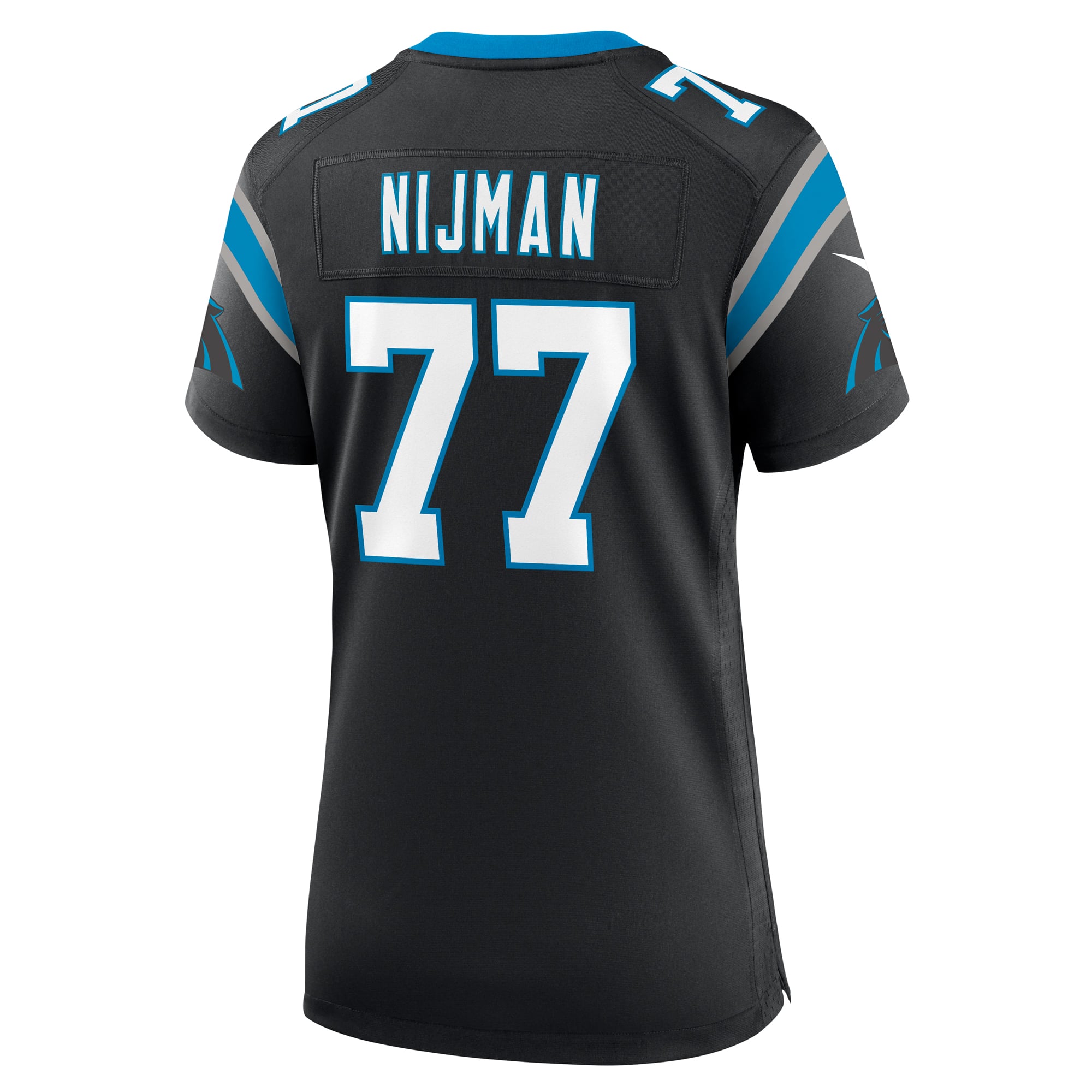 Yosh Nijman Carolina Panthers Women's Game Jersey - Black - Image 4