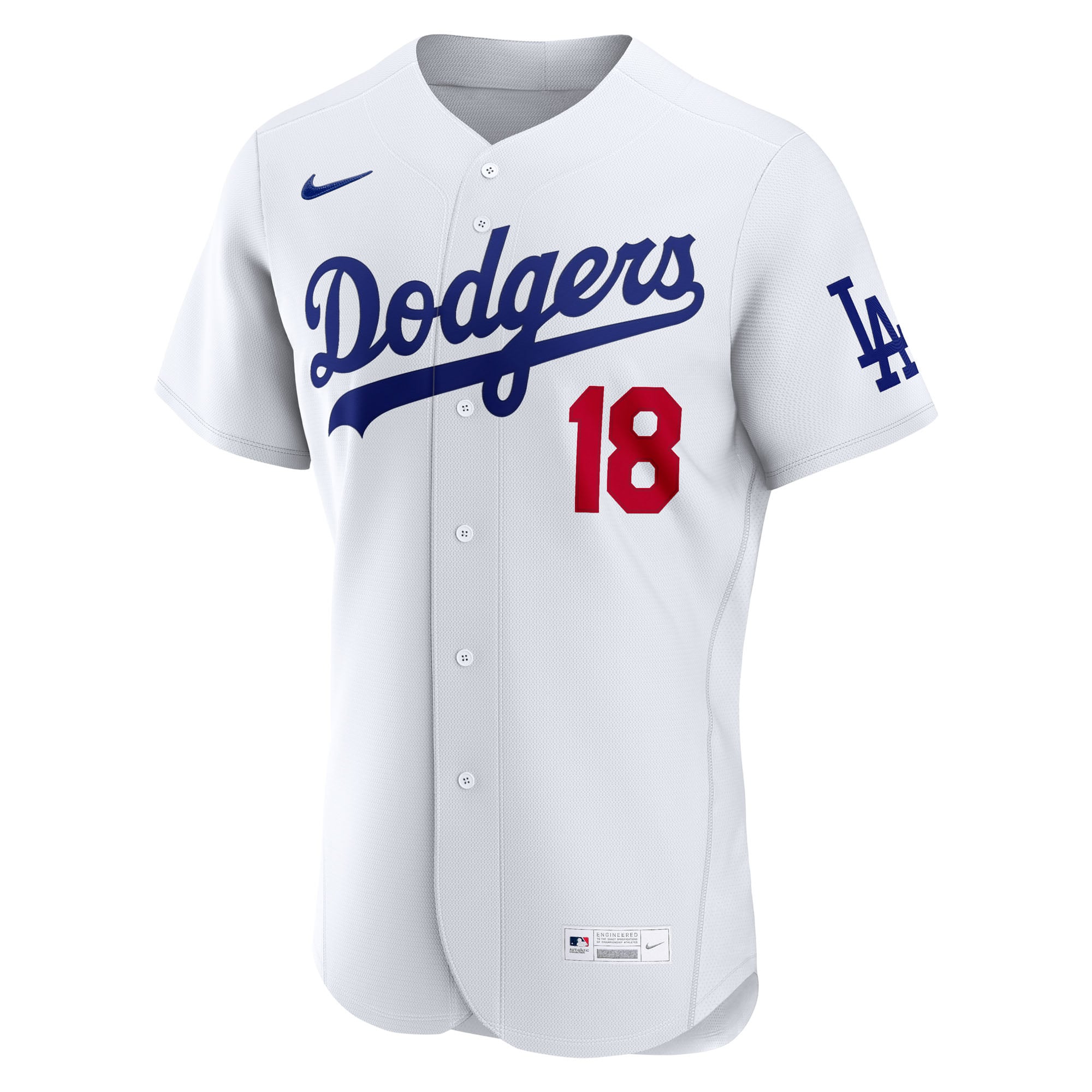 Yoshinobu Yamamoto Los Angeles Dodgers Home Jersey - White - Image 3