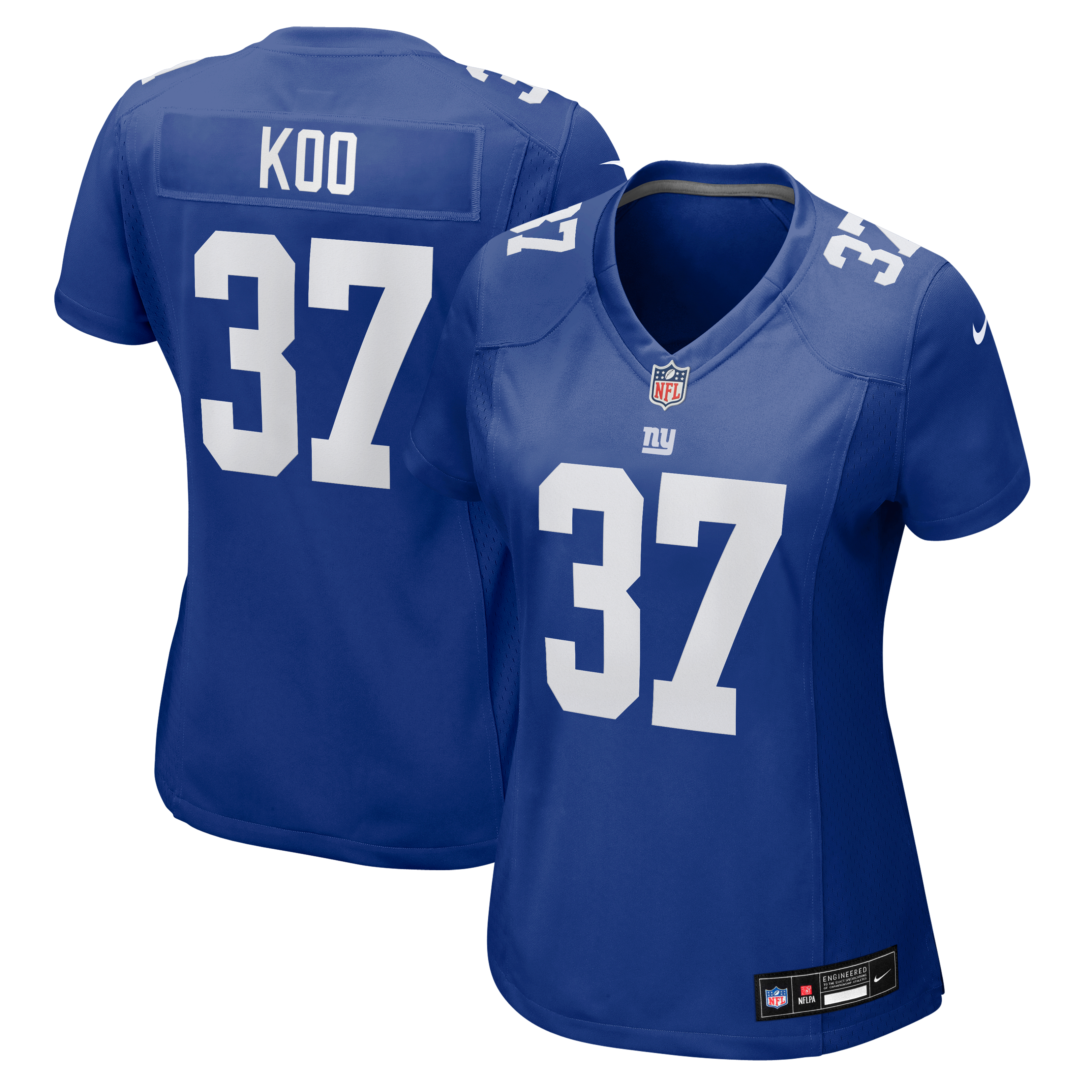 Younghoe Koo New York Giants Women's Team Game Jersey - Royal - Image 2