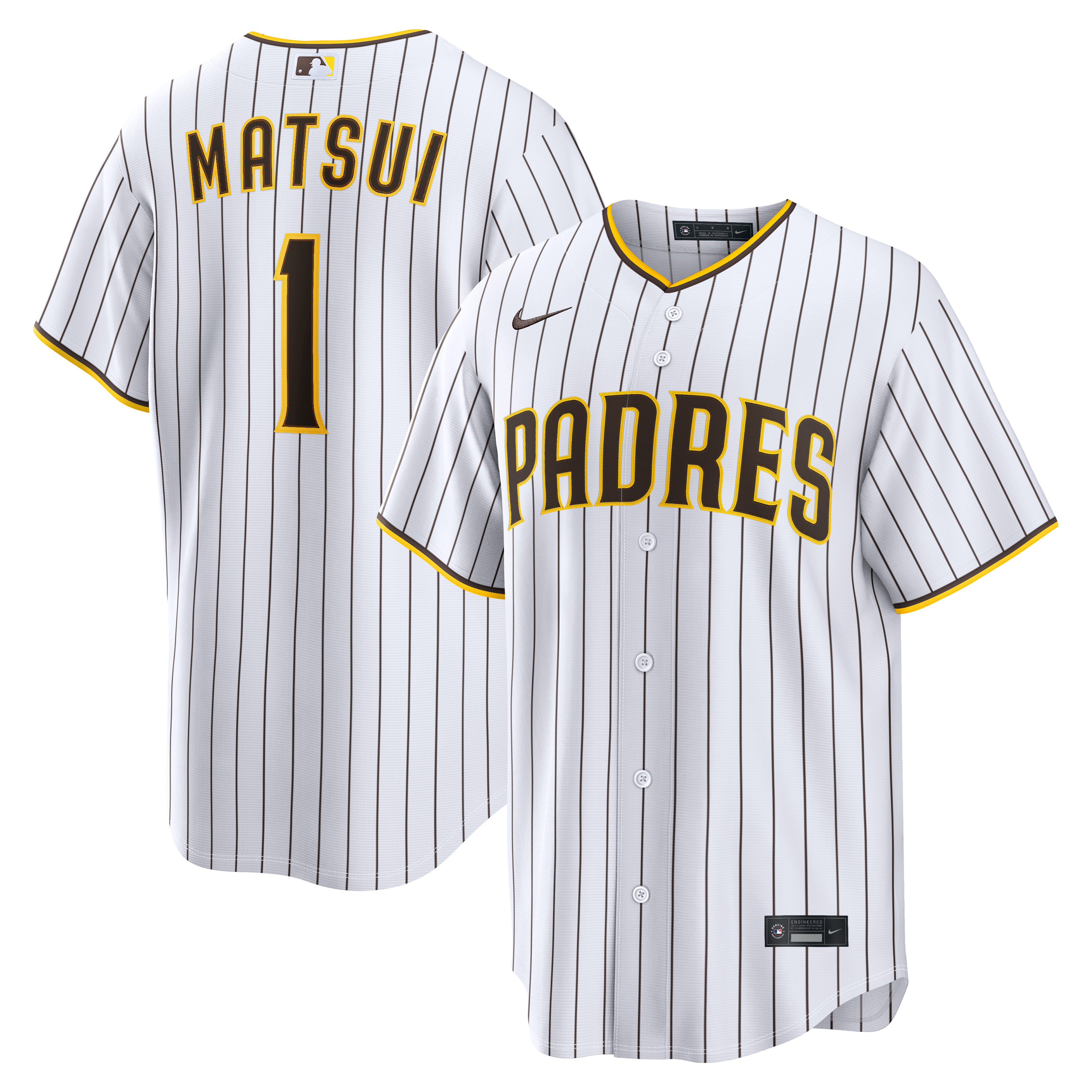 Yuki Matsui San Diego Padres Home Jersey - White