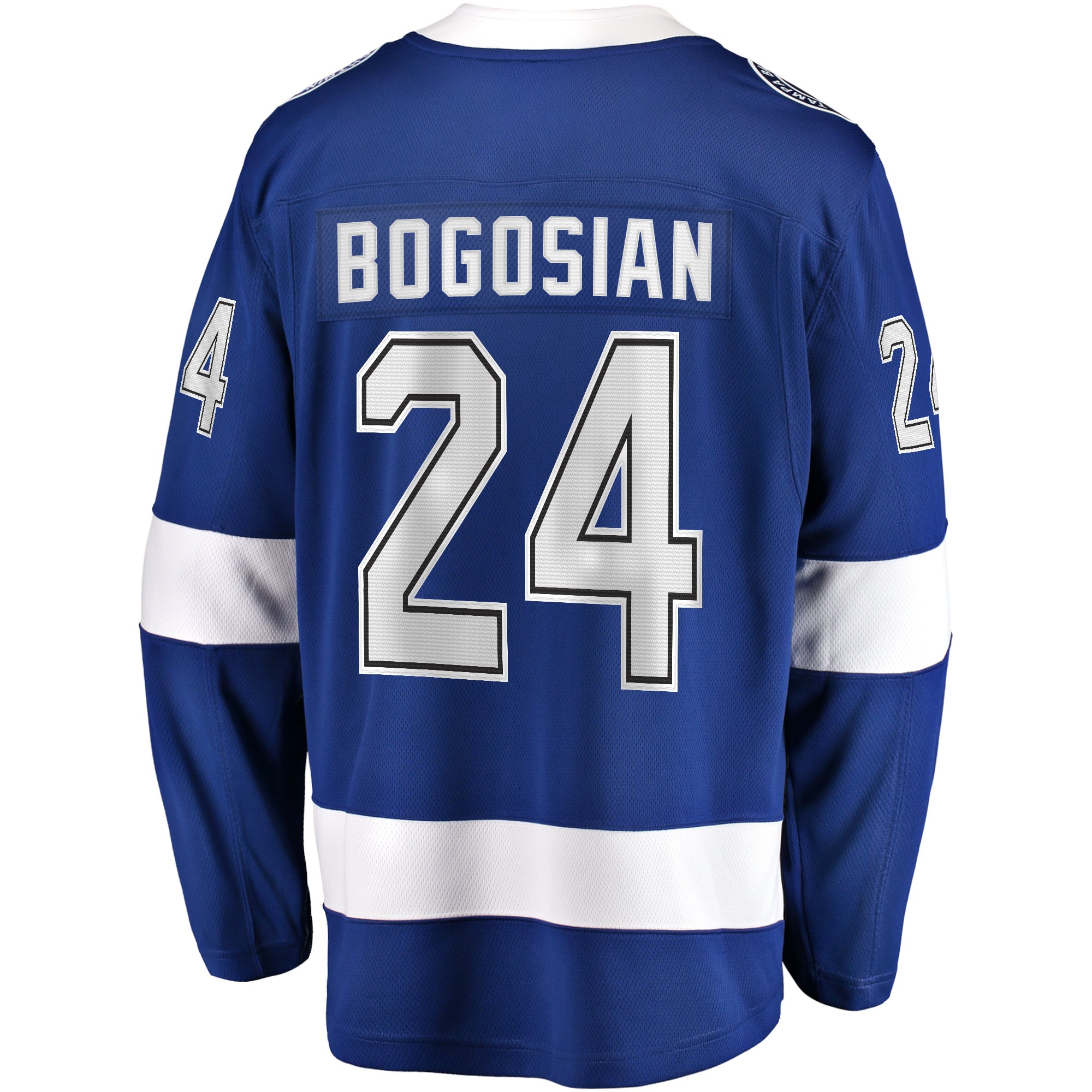 Zach Bogosian Tampa Bay Lightning Home Breakaway Player Jersey - Blue - Image 4