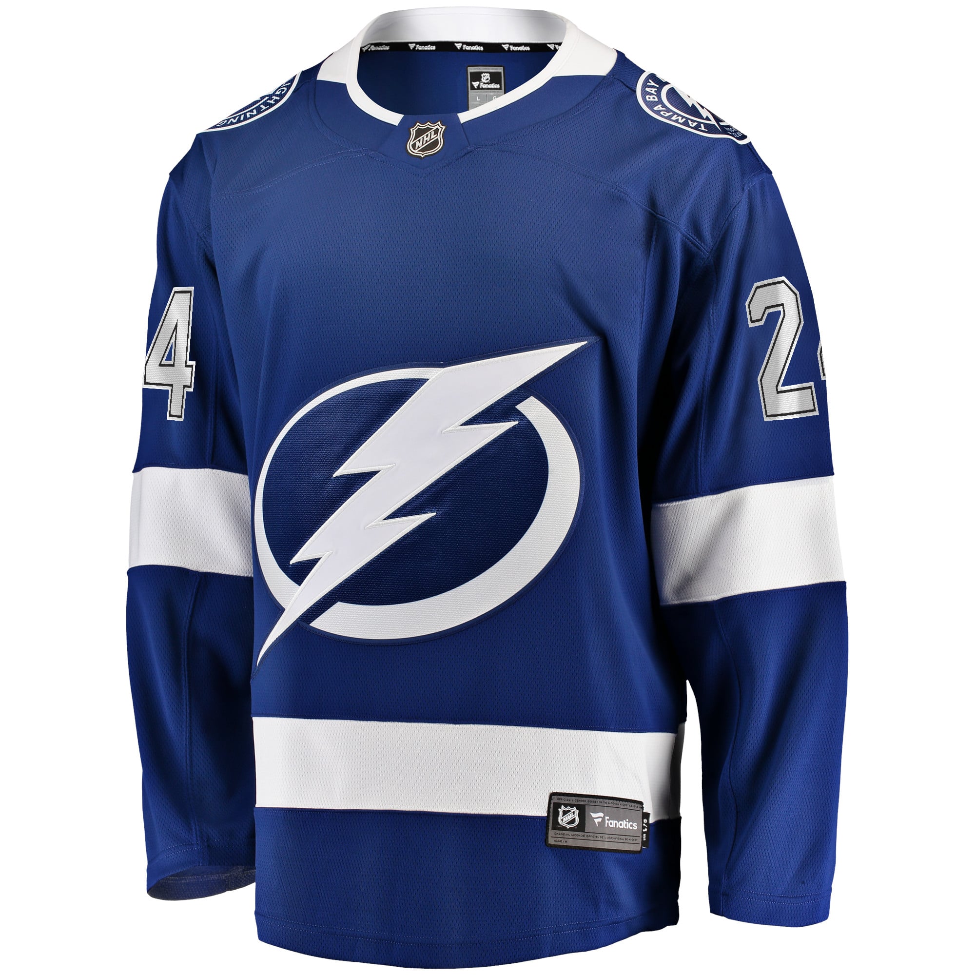 Zach Bogosian Tampa Bay Lightning Home Breakaway Player Jersey - Blue - Image 3
