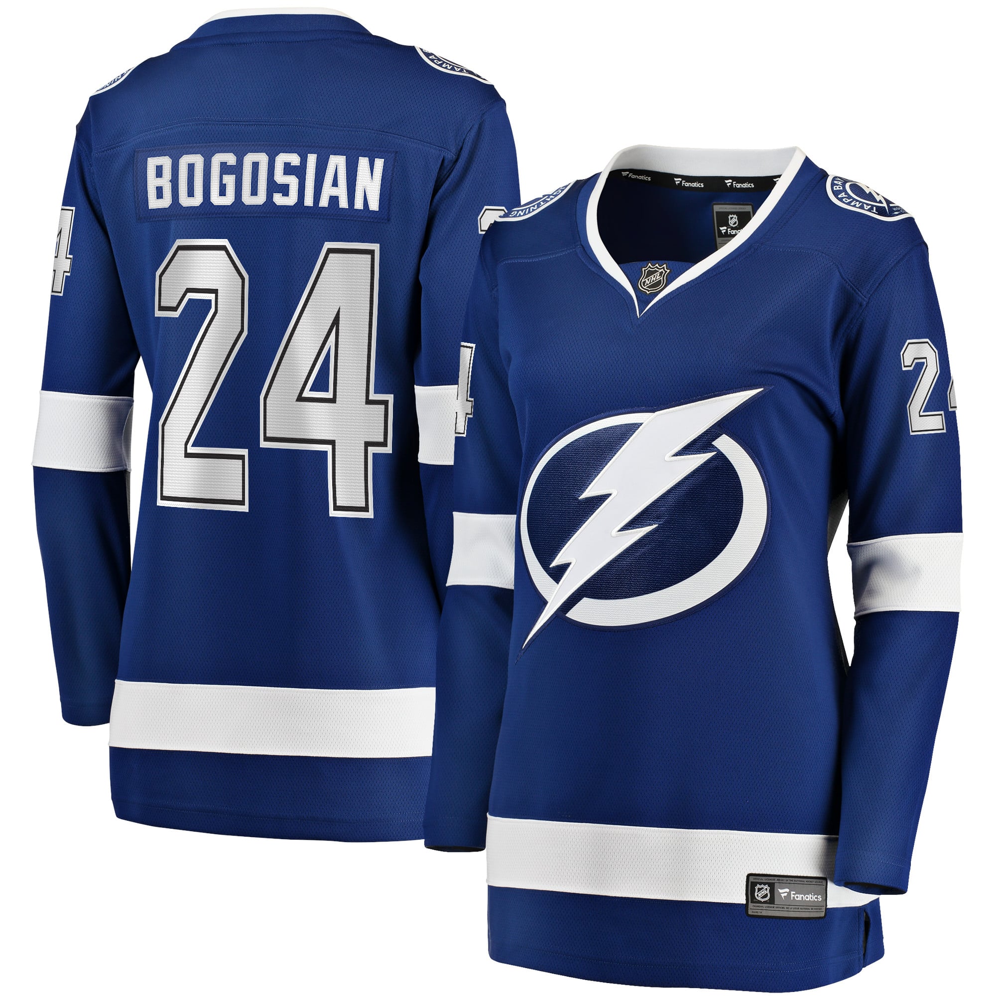 Zach Bogosian Tampa Bay Lightning Women's Home Breakaway Player Jersey - Blue - Image 2