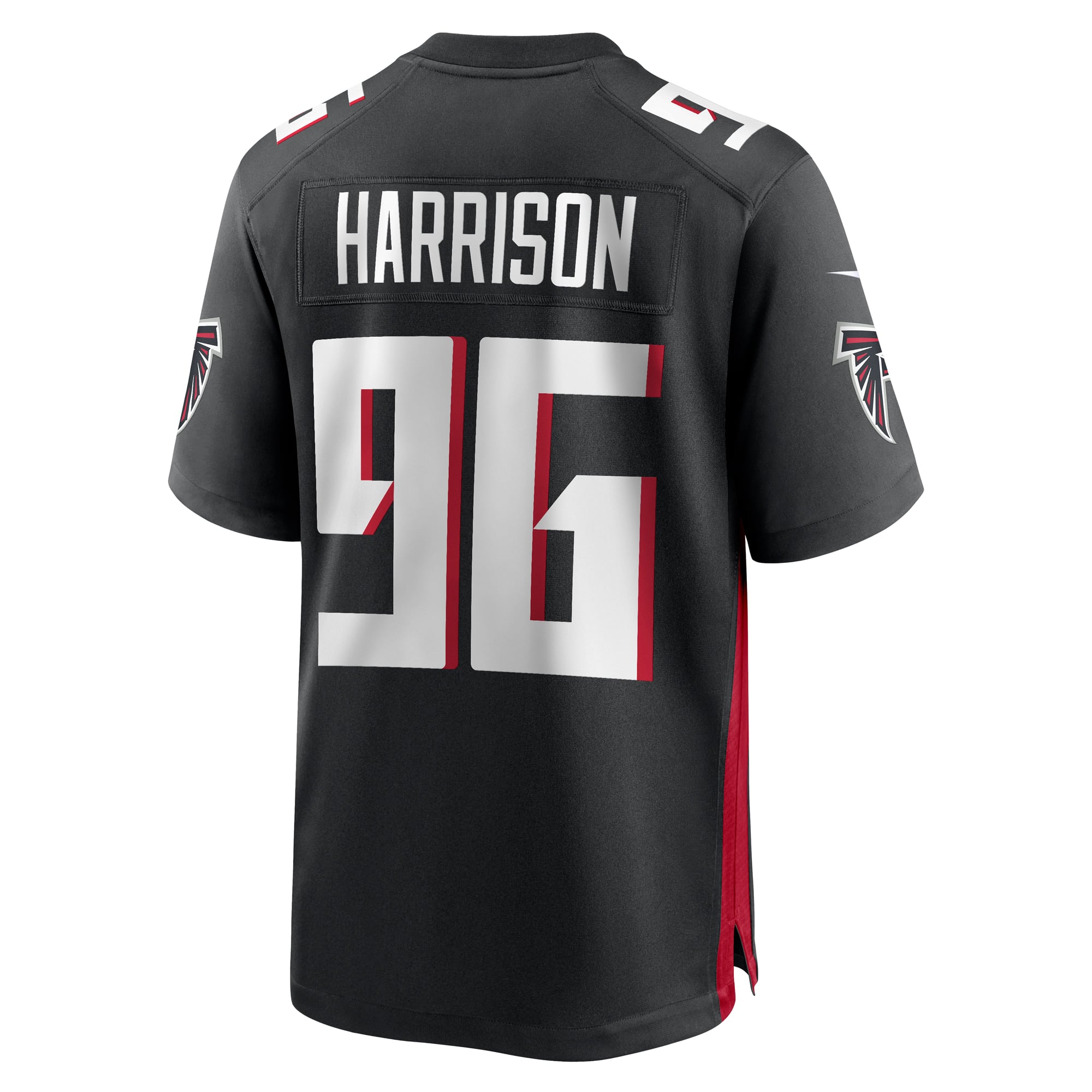 Zach Harrison Atlanta Falcons Team Game Jersey - Black - Image 4