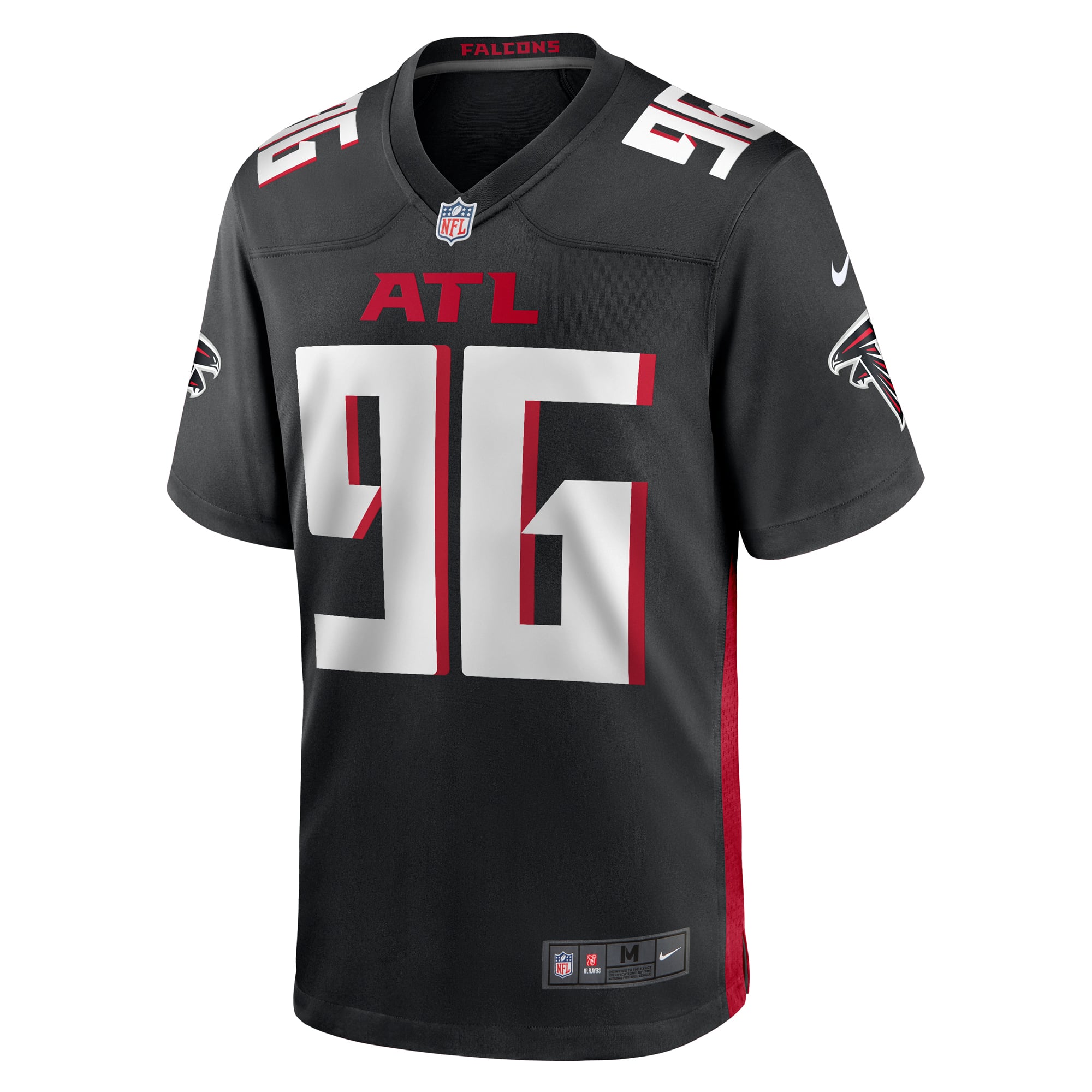 Zach Harrison Atlanta Falcons Team Game Jersey - Black - Image 3