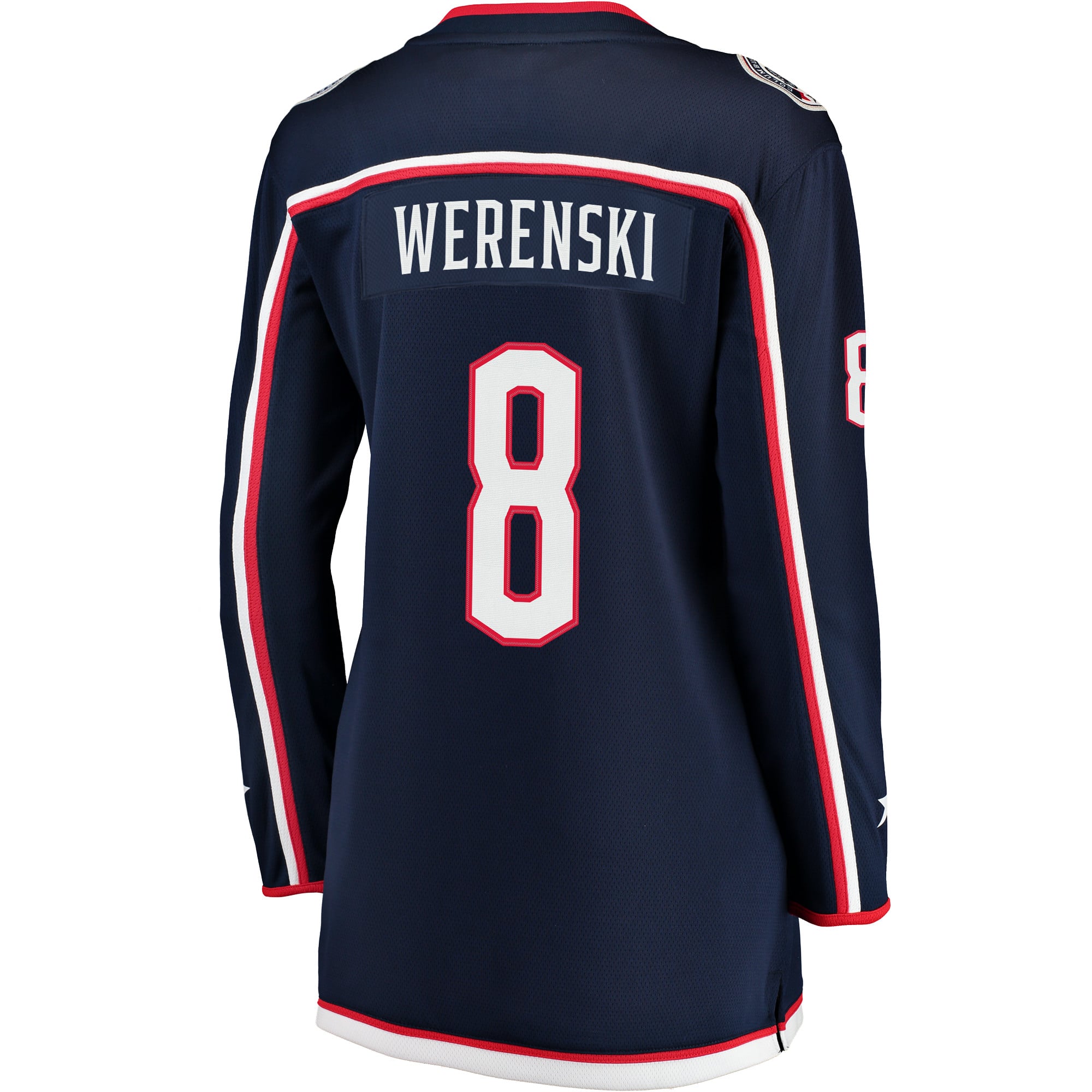 Zach Werenski Columbus Blue Jackets Women's Breakaway Jersey - Navy - Image 4