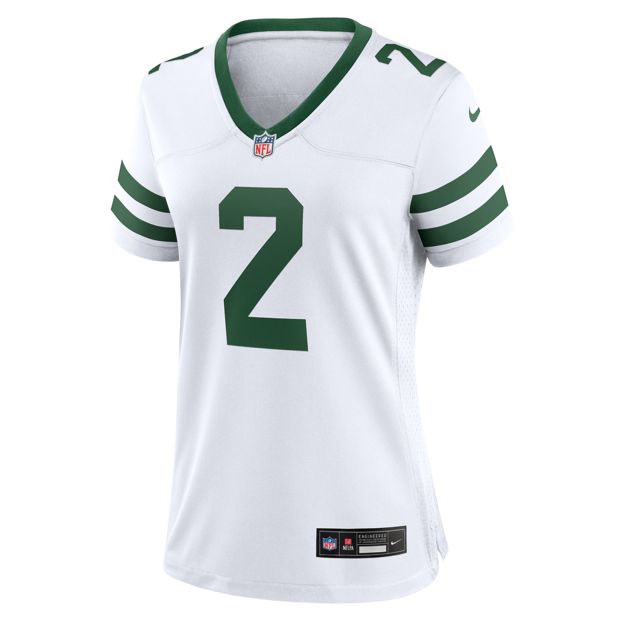 Zach Wilson New York Jets Women's Game Jersey - Legacy White - Image 3