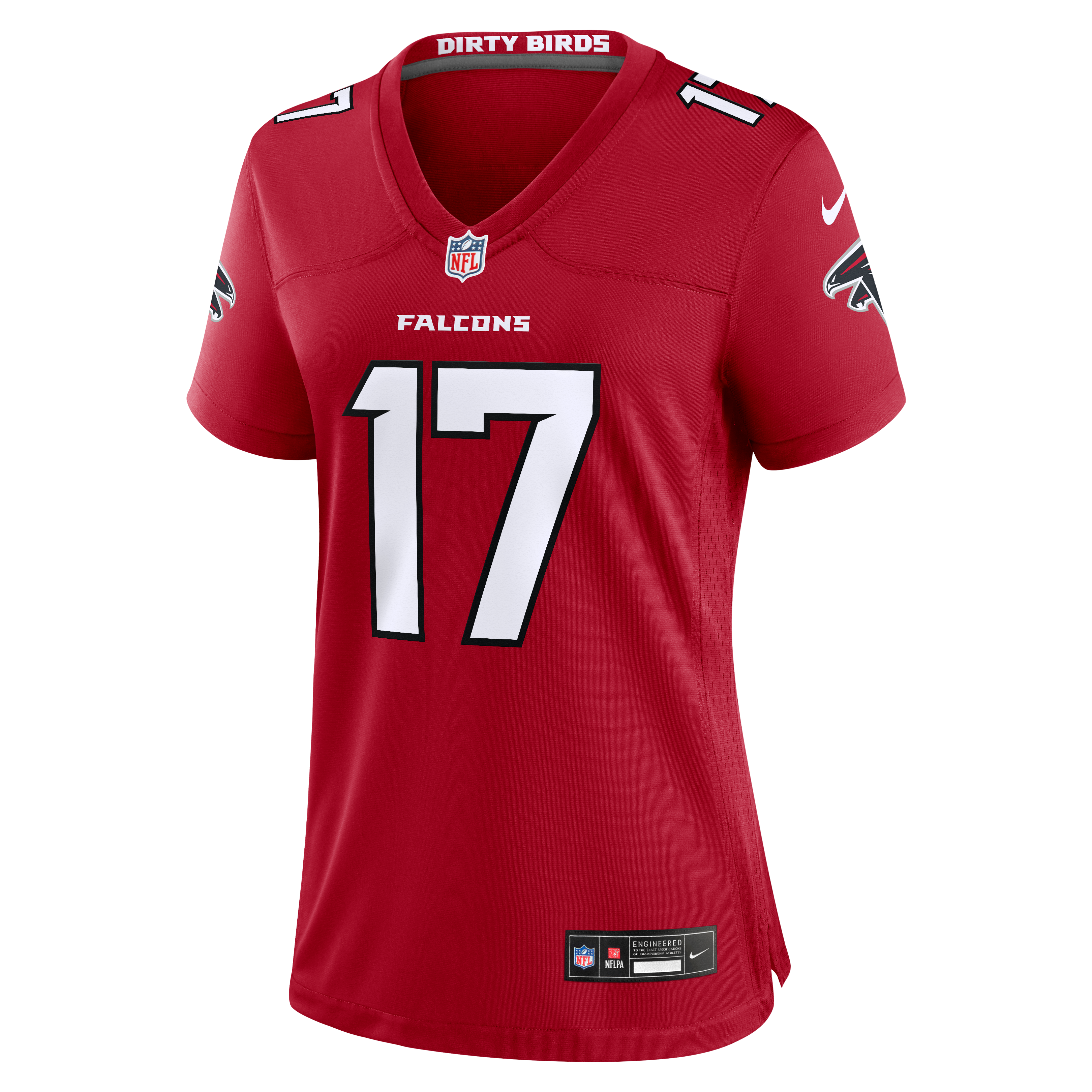 Zachariah Branch Atlanta Falcons Women's Team Game Jersey - Red - Image 3