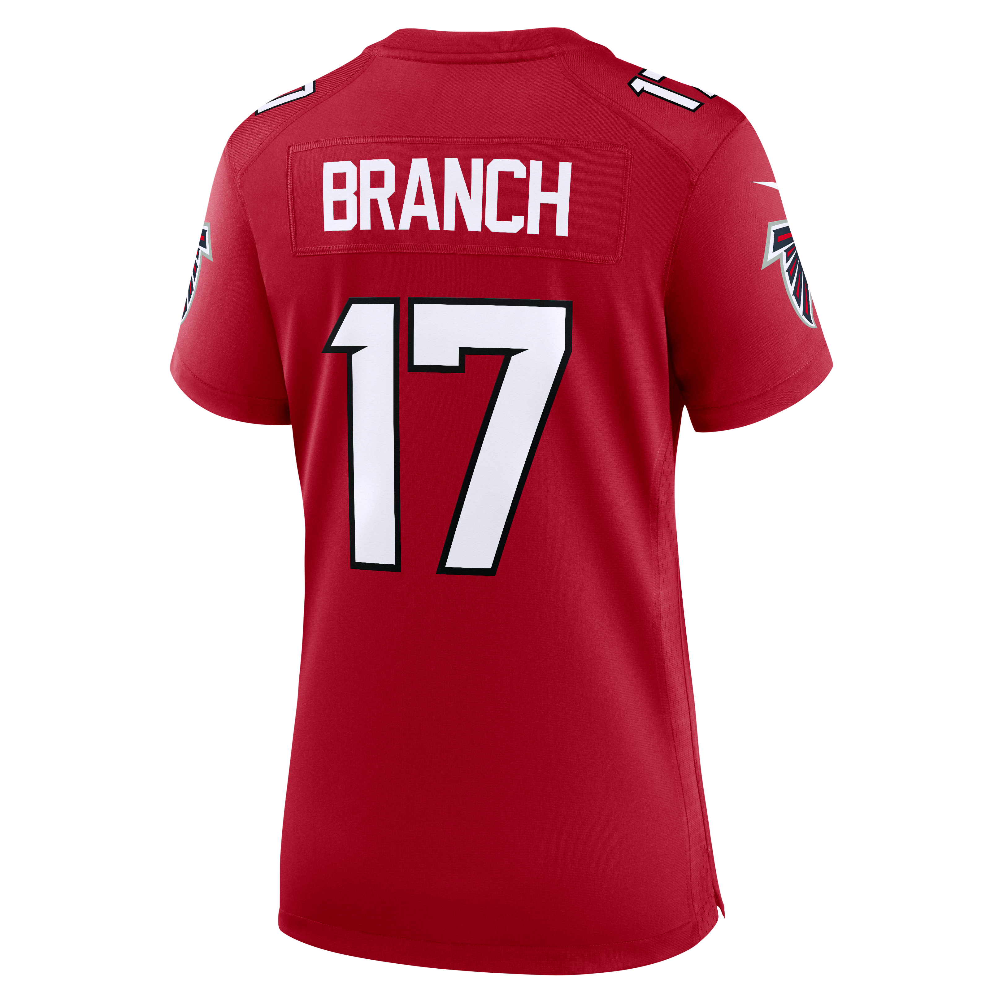 Zachariah Branch Atlanta Falcons Women's Team Game Jersey - Red - Image 4