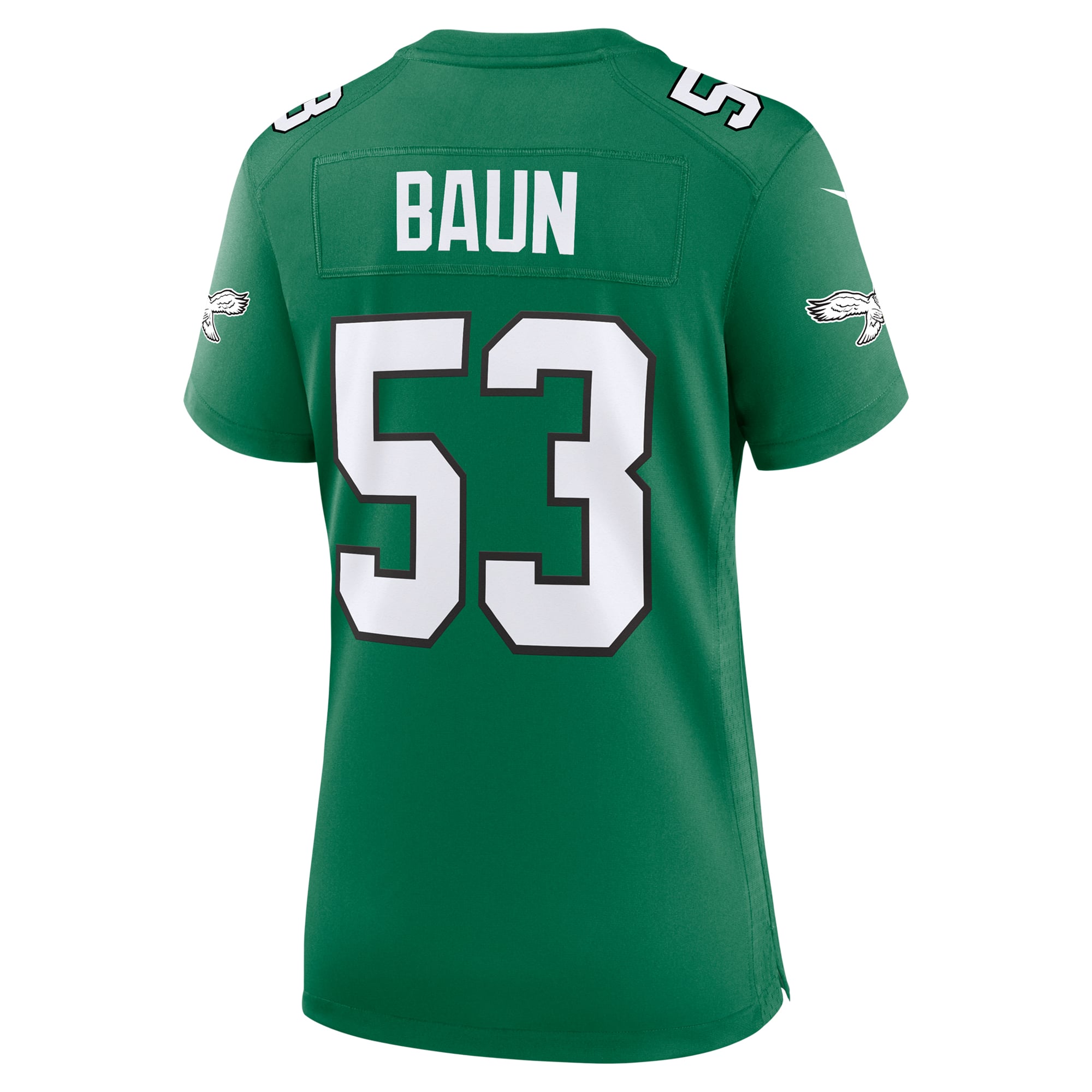 Zack Baun Philadelphia Eagles Women's Alternate Game Jersey - Kelly Green - Kelly Green - Image 4