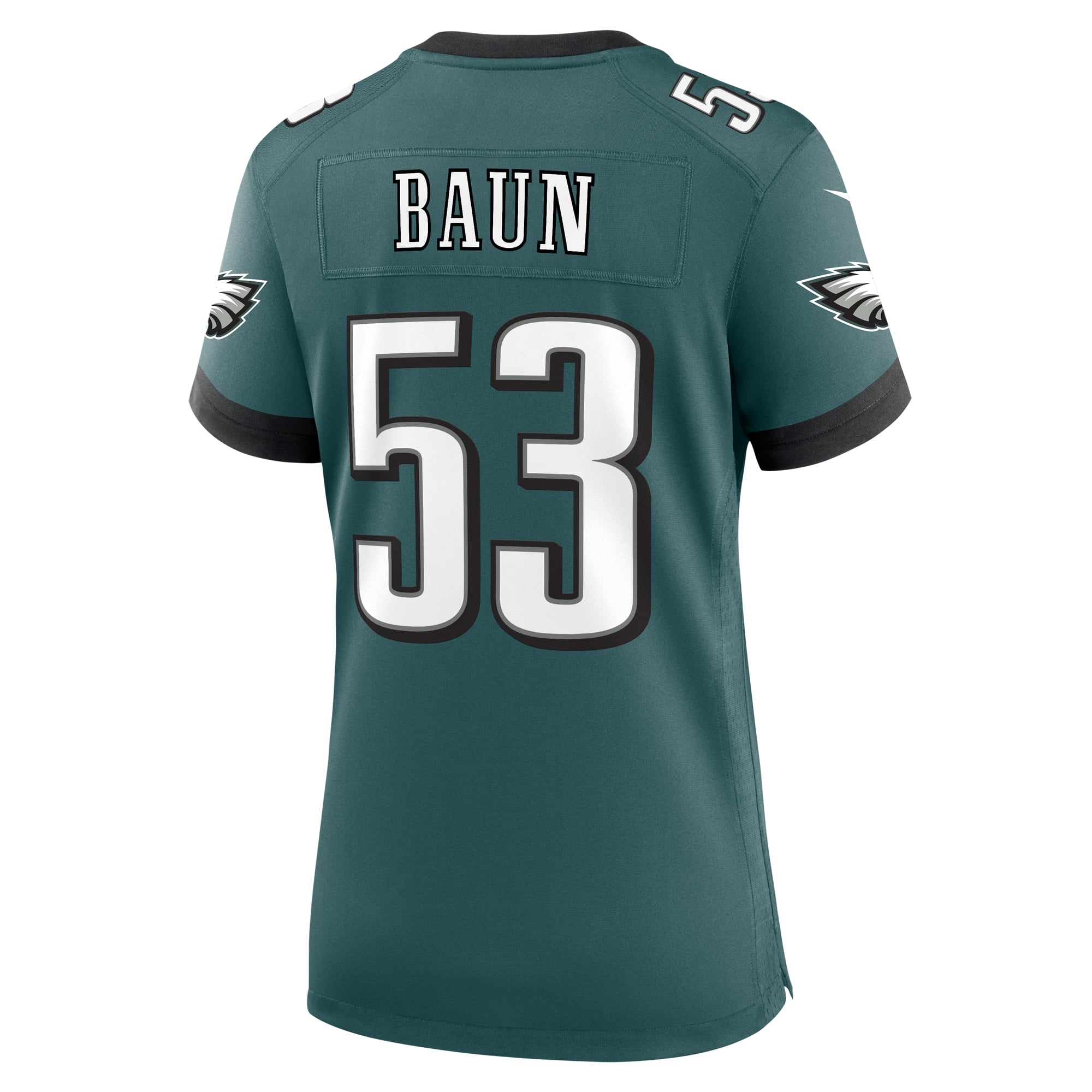 Zack Baun Philadelphia Eagles Women's Alternate Game Jersey - Kelly Green - Midnight Green - Image 4
