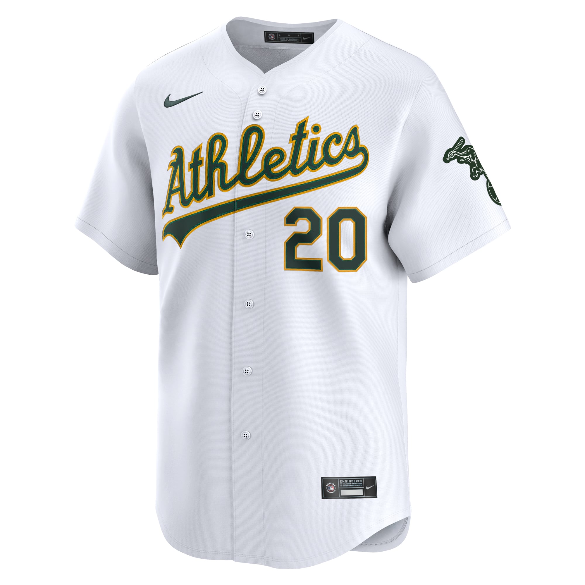 Zack Gelof Athletics Home Limited Player Jersey - White - Image 3