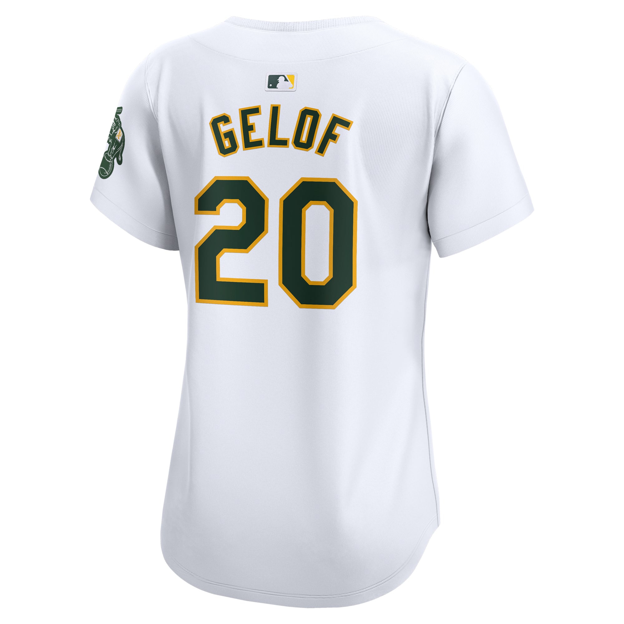 Zack Gelof Athletics Women's Home Limited Player Jersey – White - Image 4