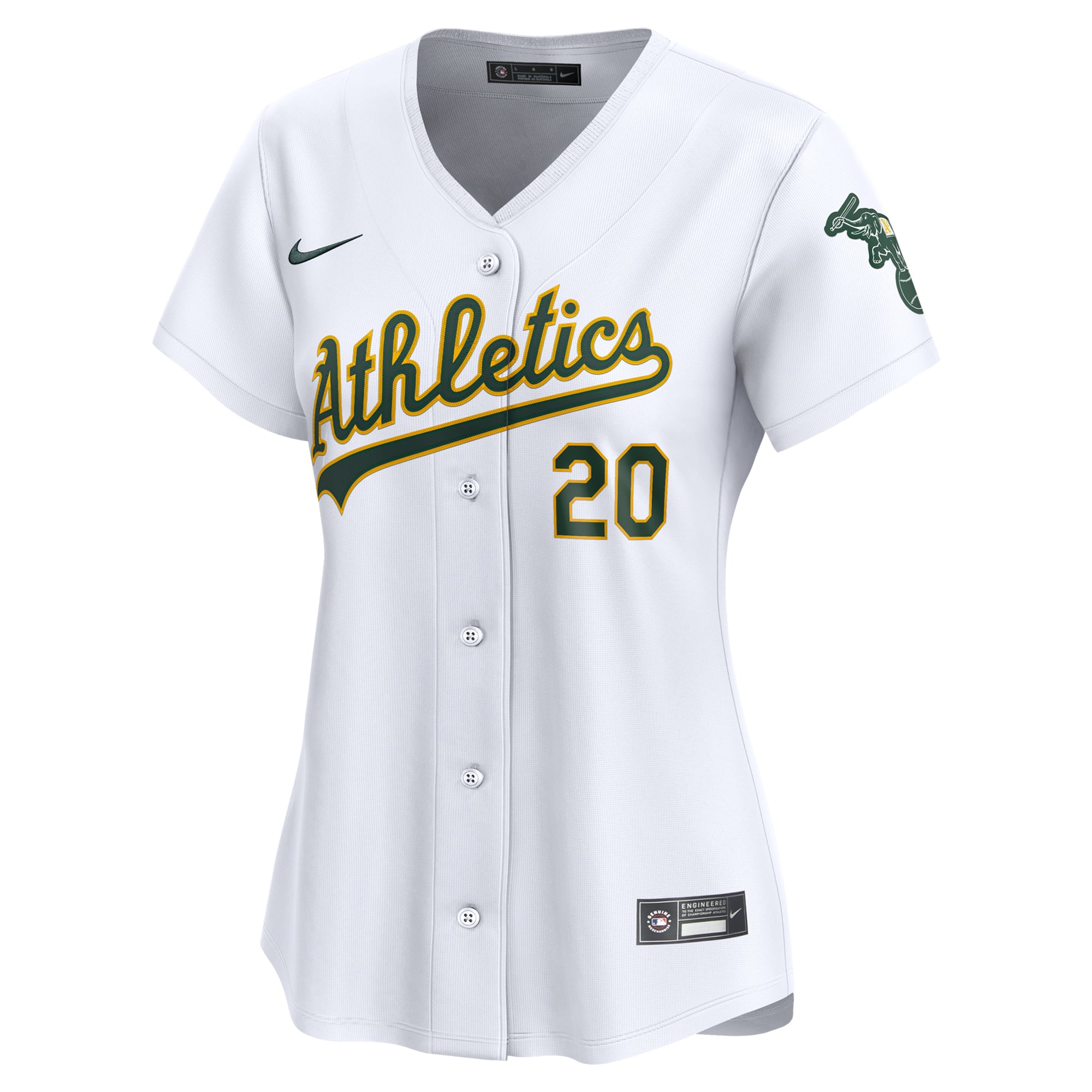 Zack Gelof Athletics Women's Home Limited Player Jersey – White - Image 3