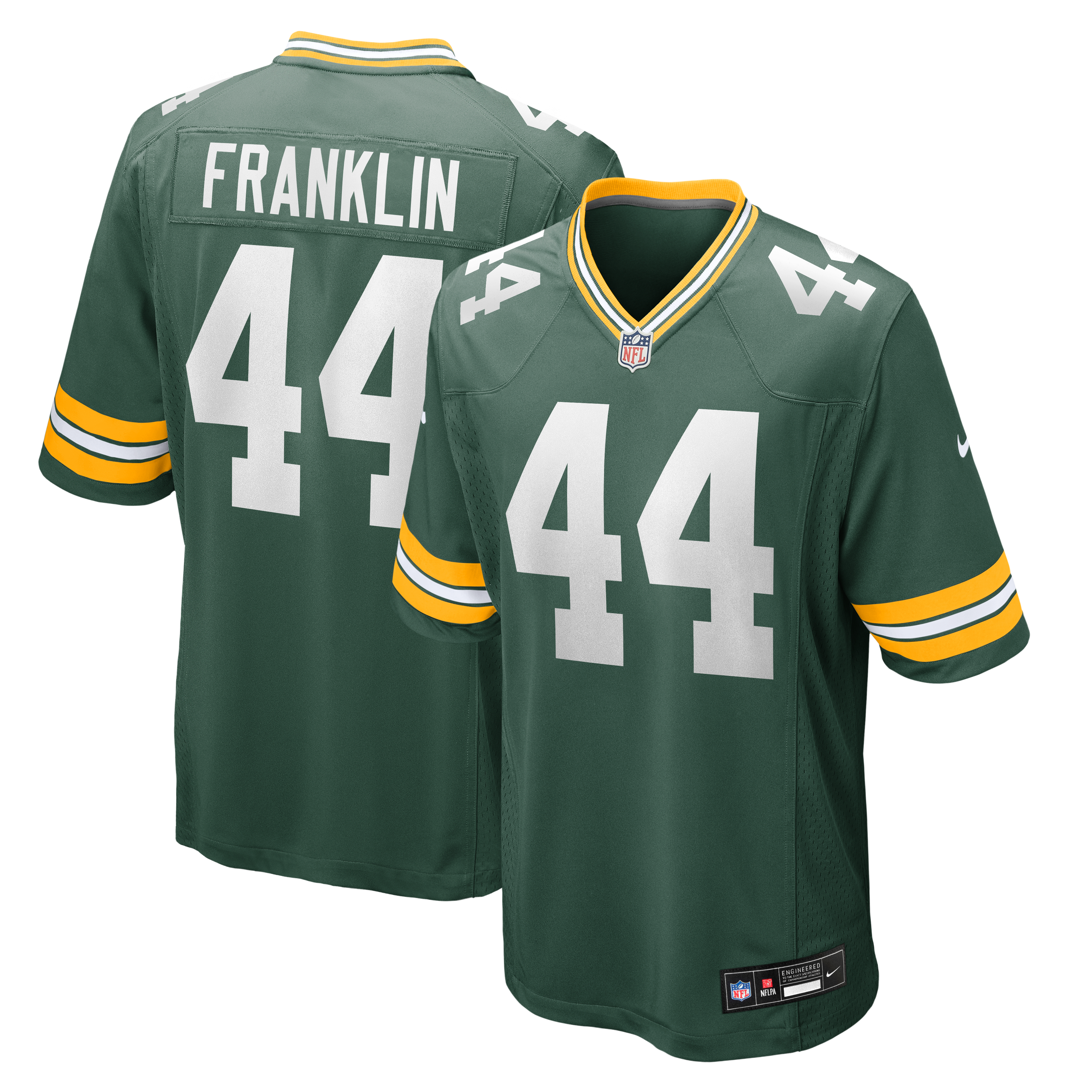 Zaire Franklin Green Bay Packers Game Jersey - Green - Image 2
