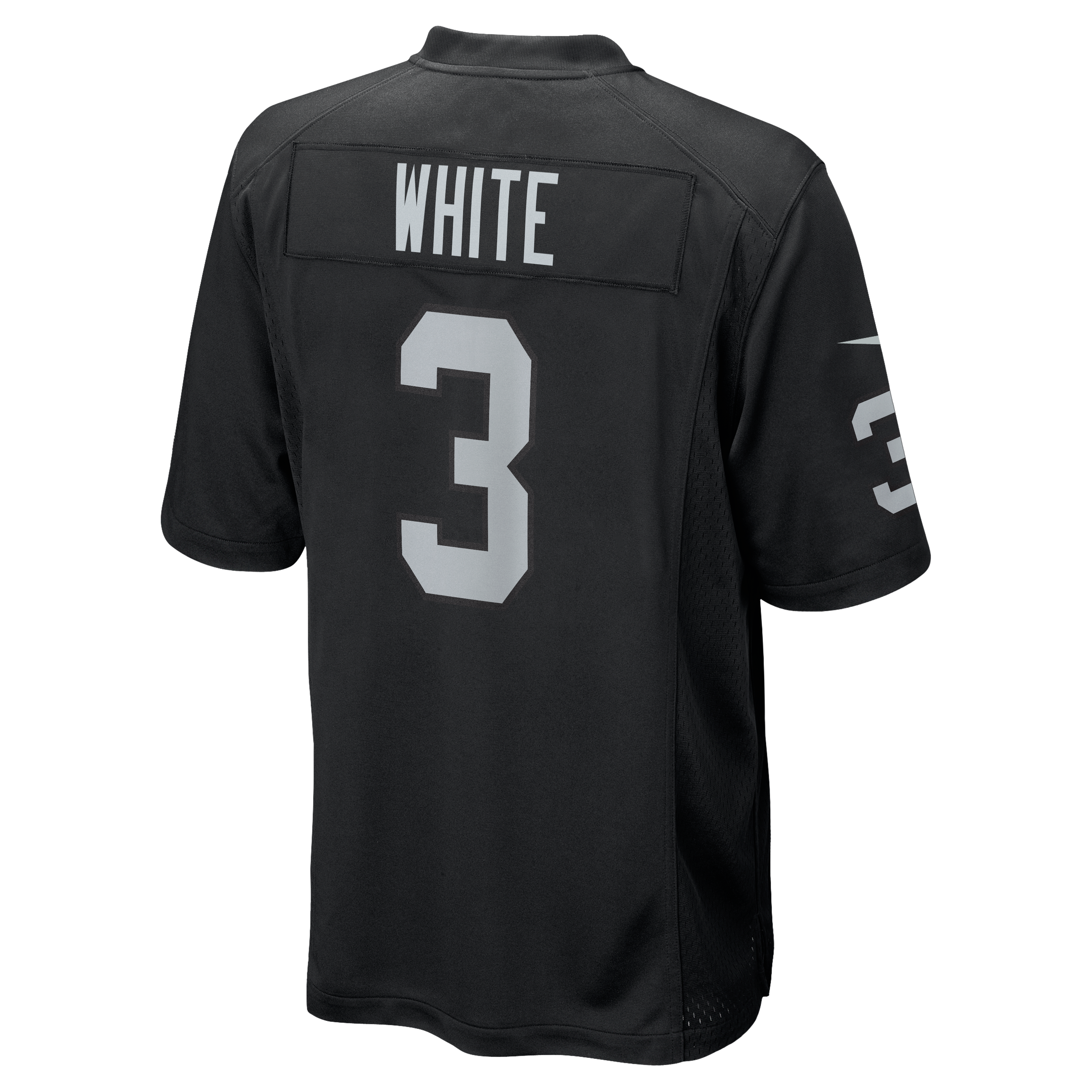 Zamir White Las Vegas Raiders Team Game Jersey - Black - Image 4