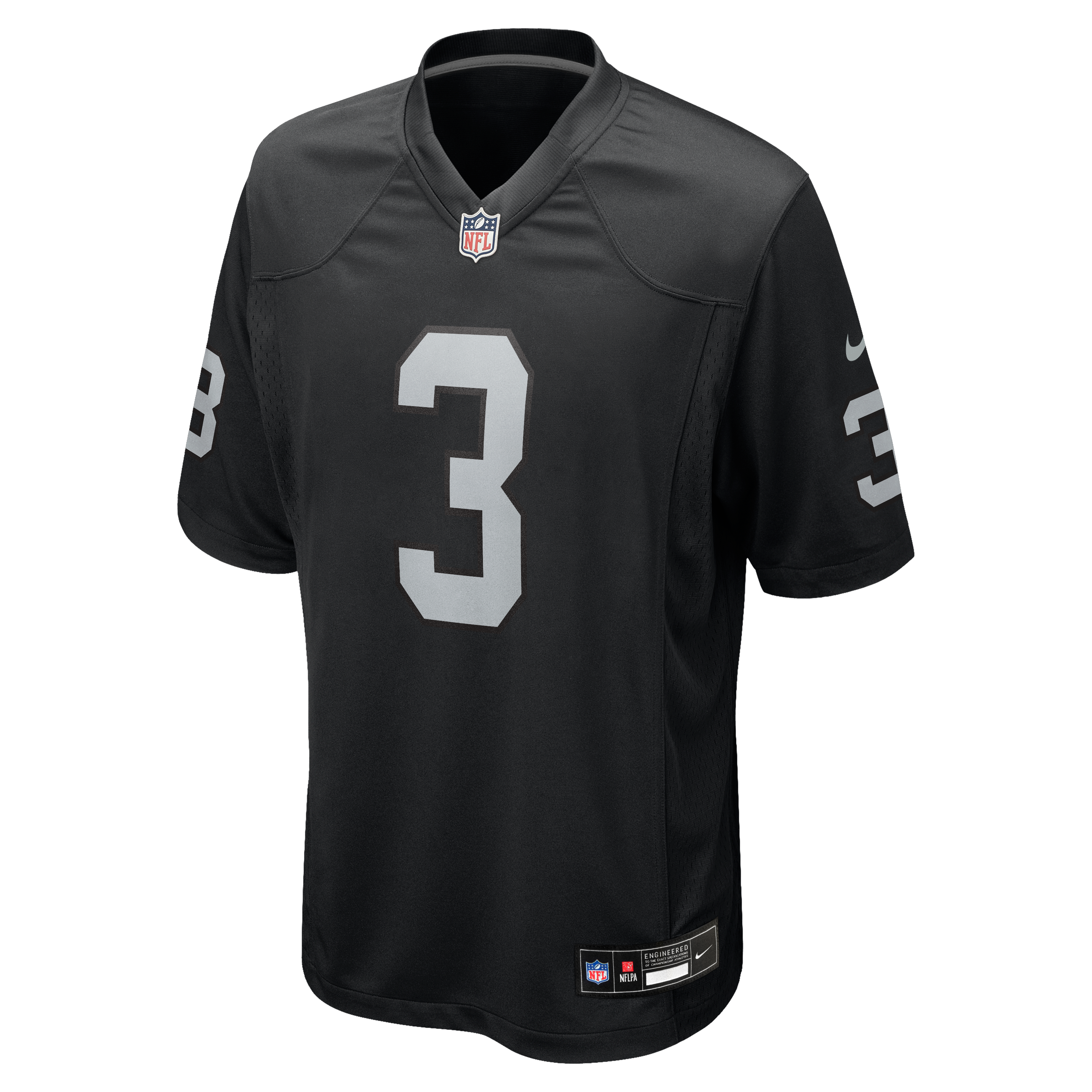 Zamir White Las Vegas Raiders Team Game Jersey - Black - Image 3