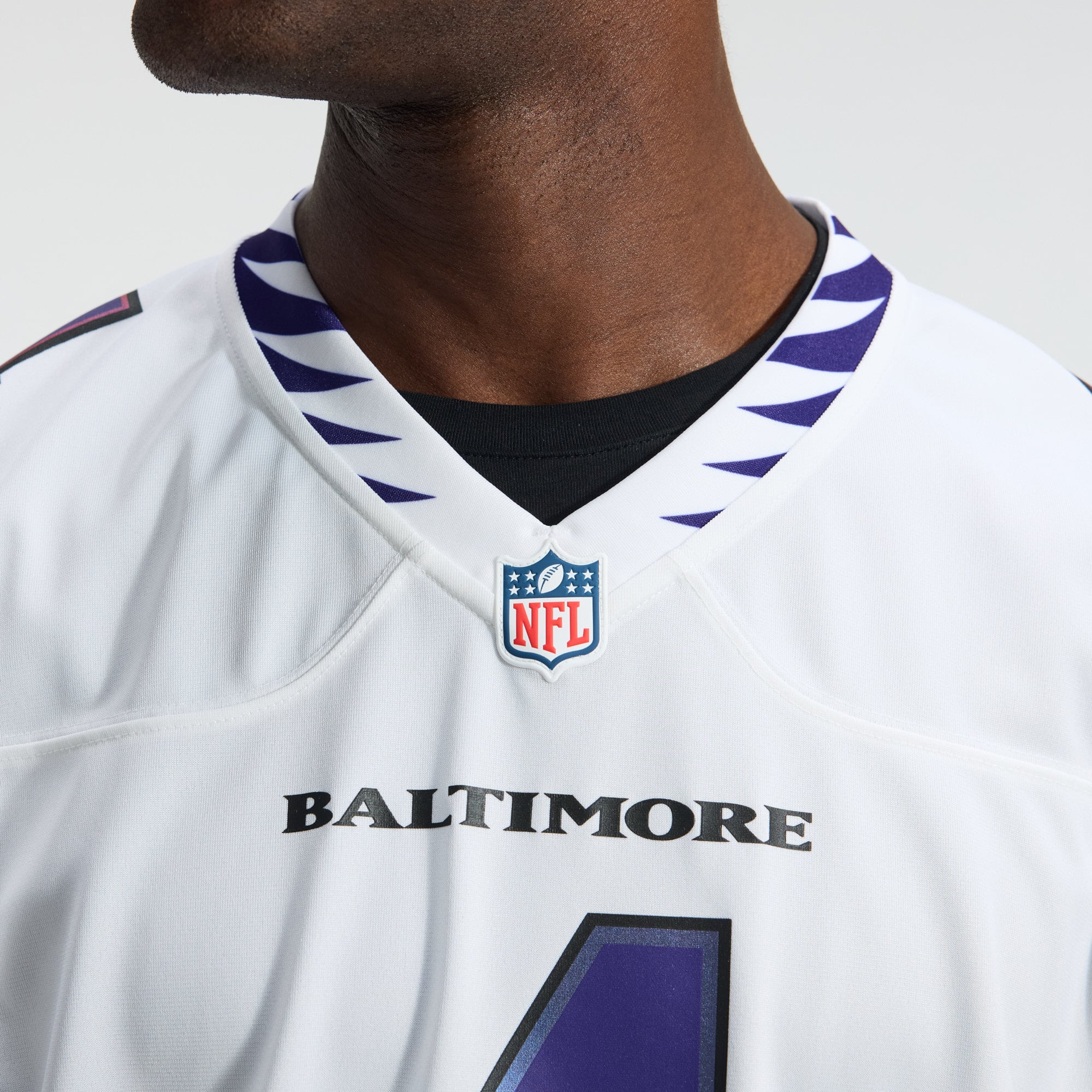 Zay Flowers Baltimore Ravens Game Jersey - White - Image 11
