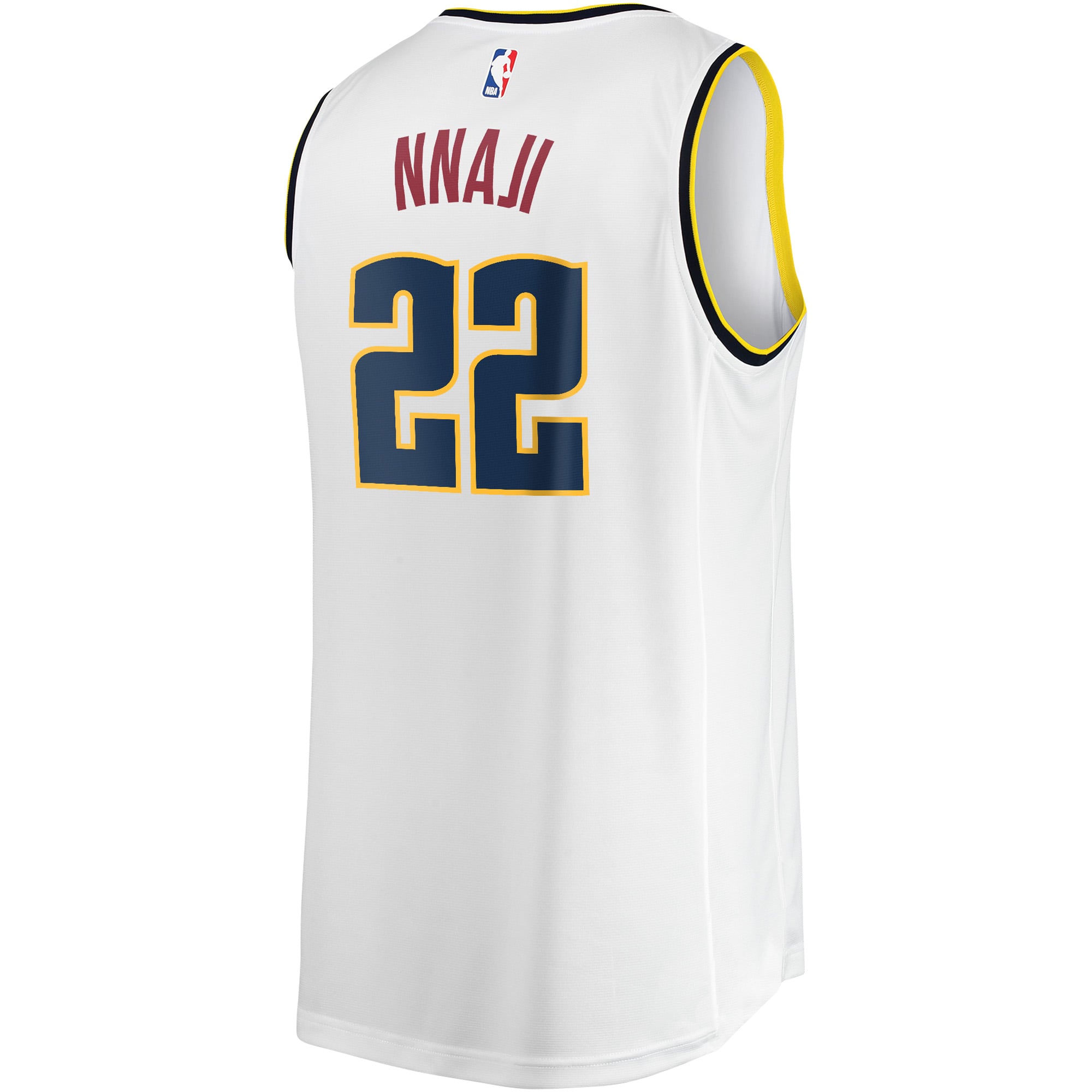 Zeke Nnaji Denver Nuggets Fast Break Player Jersey - Association Edition - White - Image 4