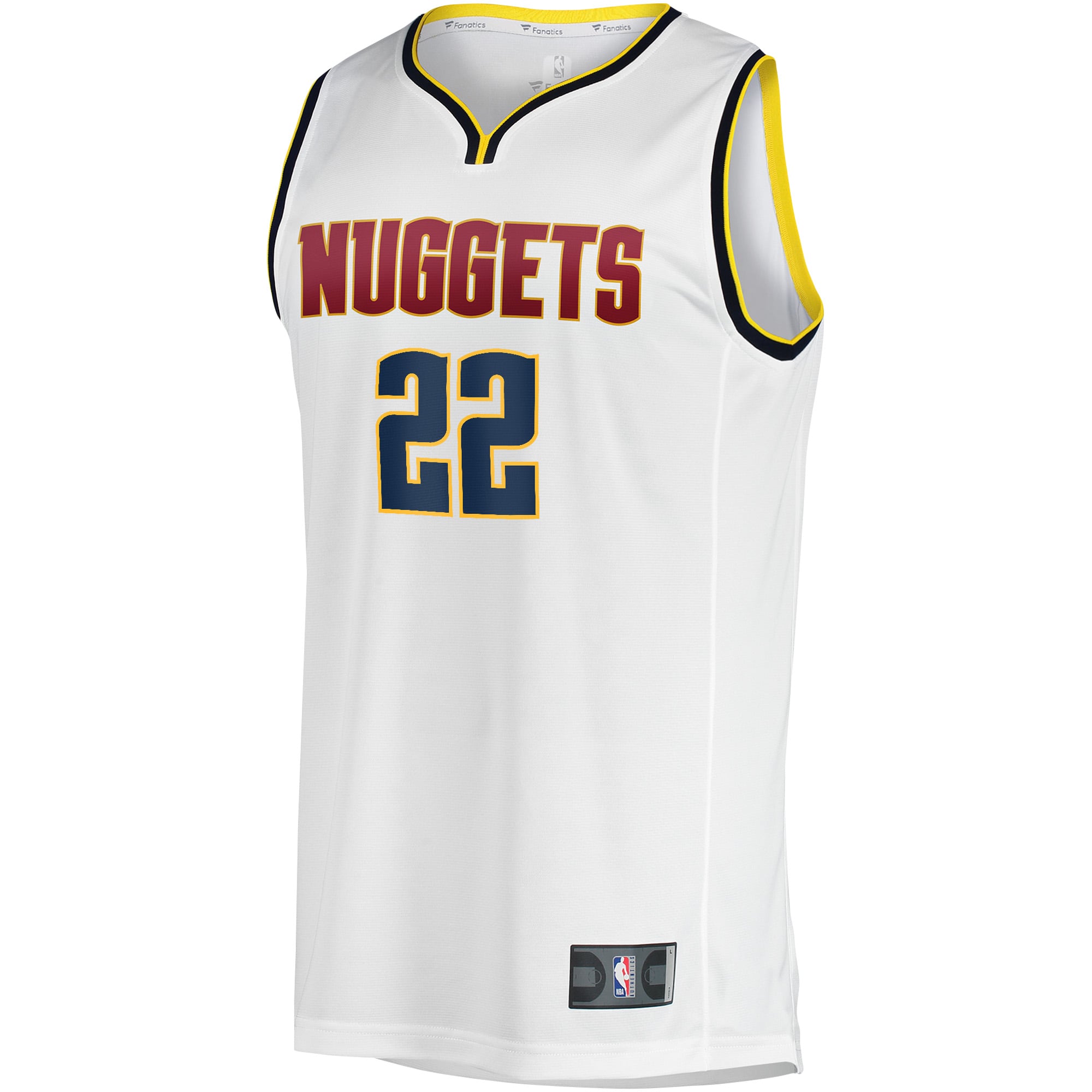 Zeke Nnaji Denver Nuggets Fast Break Player Jersey - Association Edition - White - Image 3