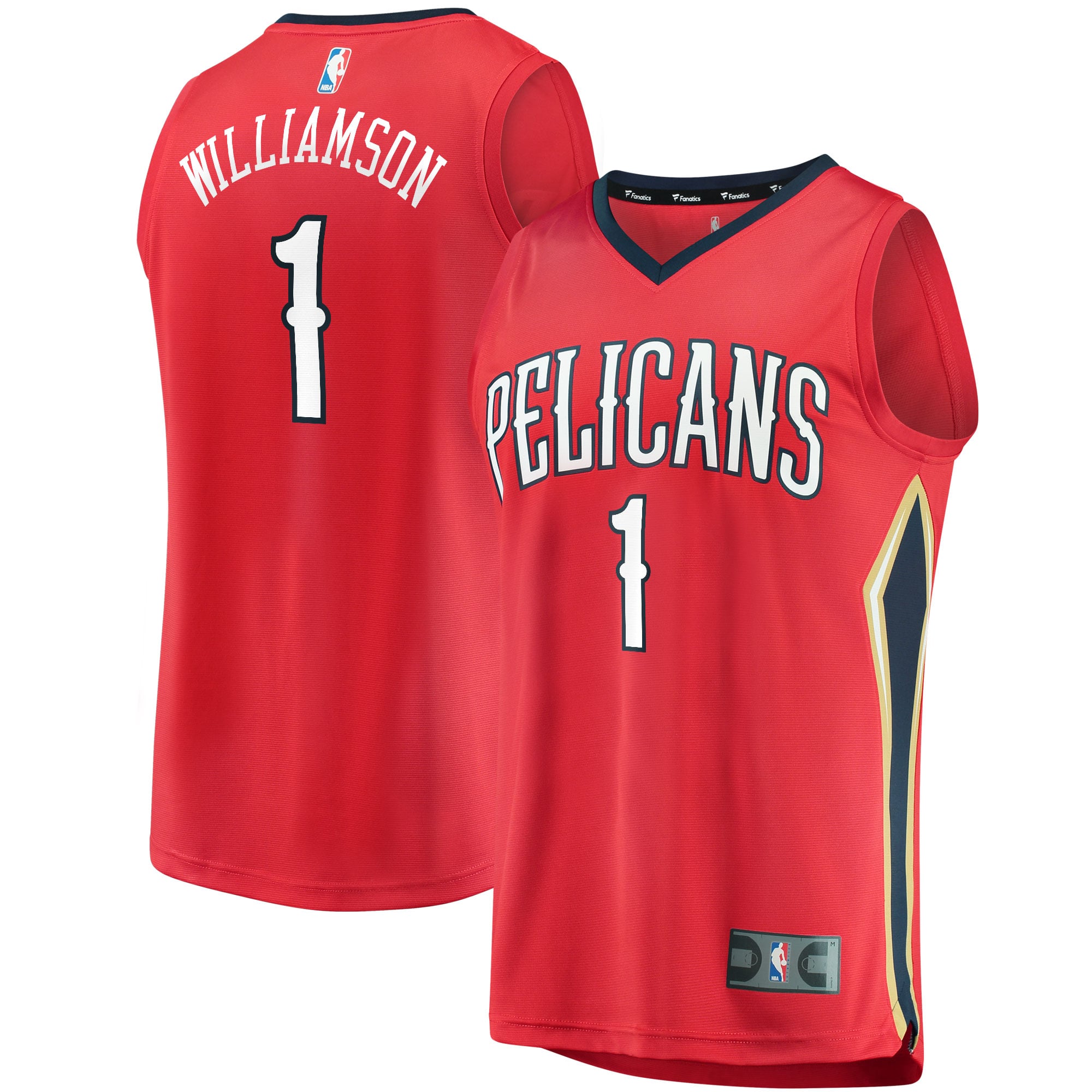 Zion Williamson New Orleans Pelicans Fast Break Jersey Red - Statement Edition - Red