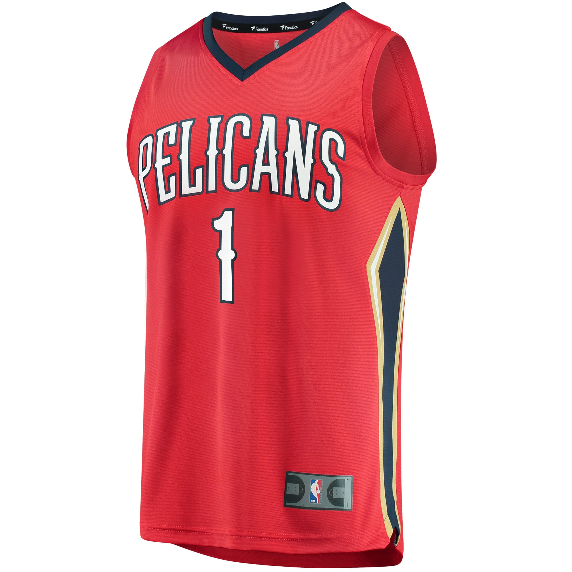 Zion Williamson New Orleans Pelicans Fast Break Jersey Red - Statement Edition - Red - Image 3
