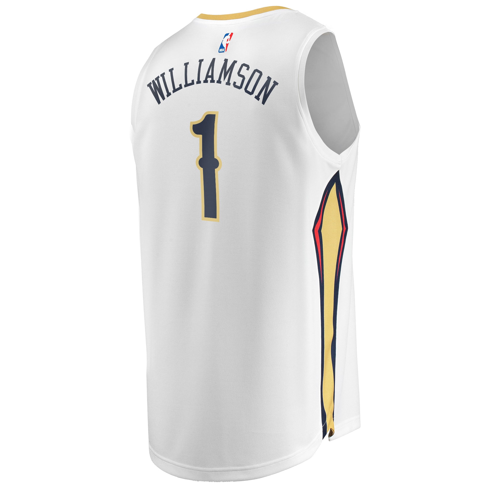 Zion Williamson New Orleans Pelicans Fast Break Jersey Red - Statement Edition - White - Image 4