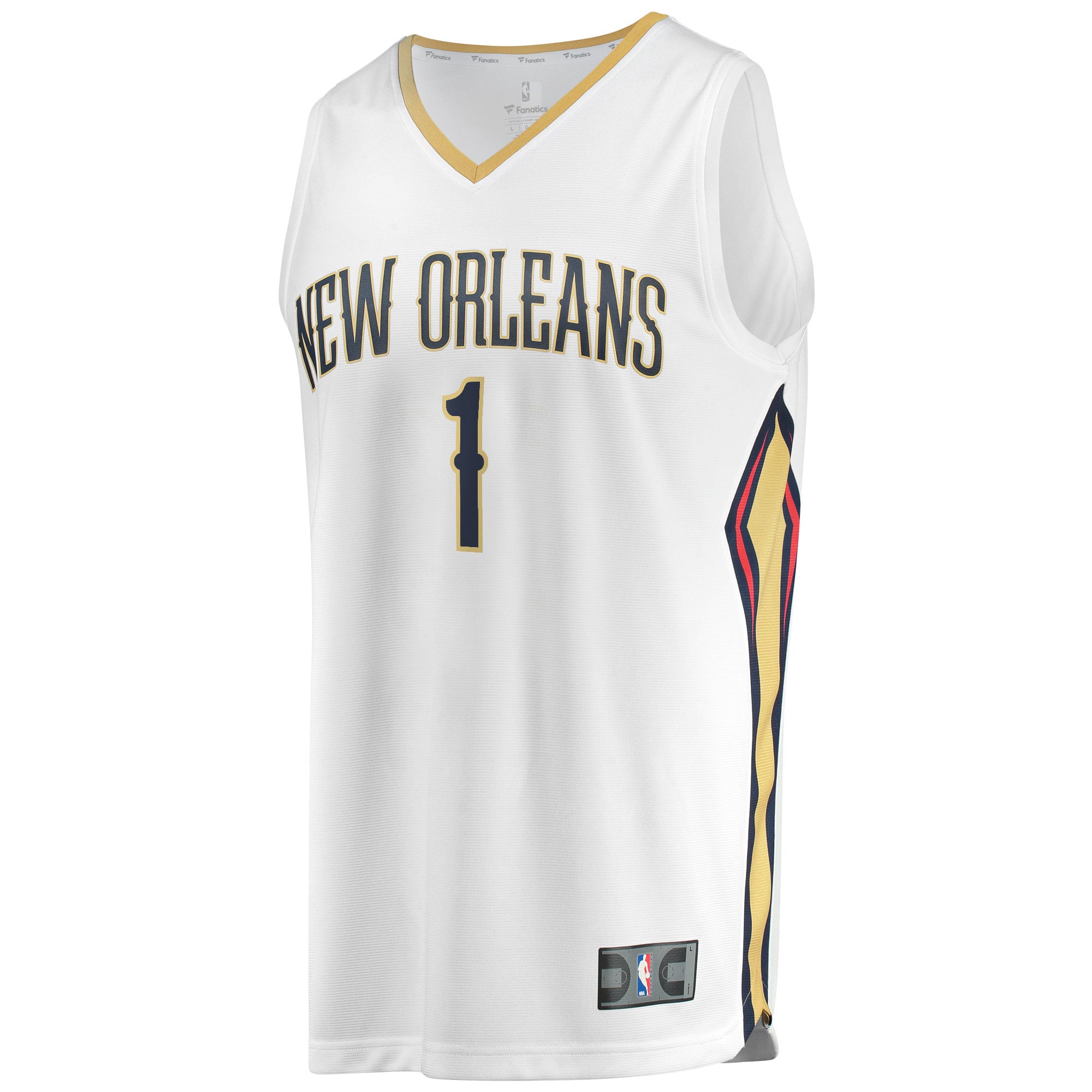 Zion Williamson New Orleans Pelicans Fast Break Jersey White - Association Edition - White - Image 3
