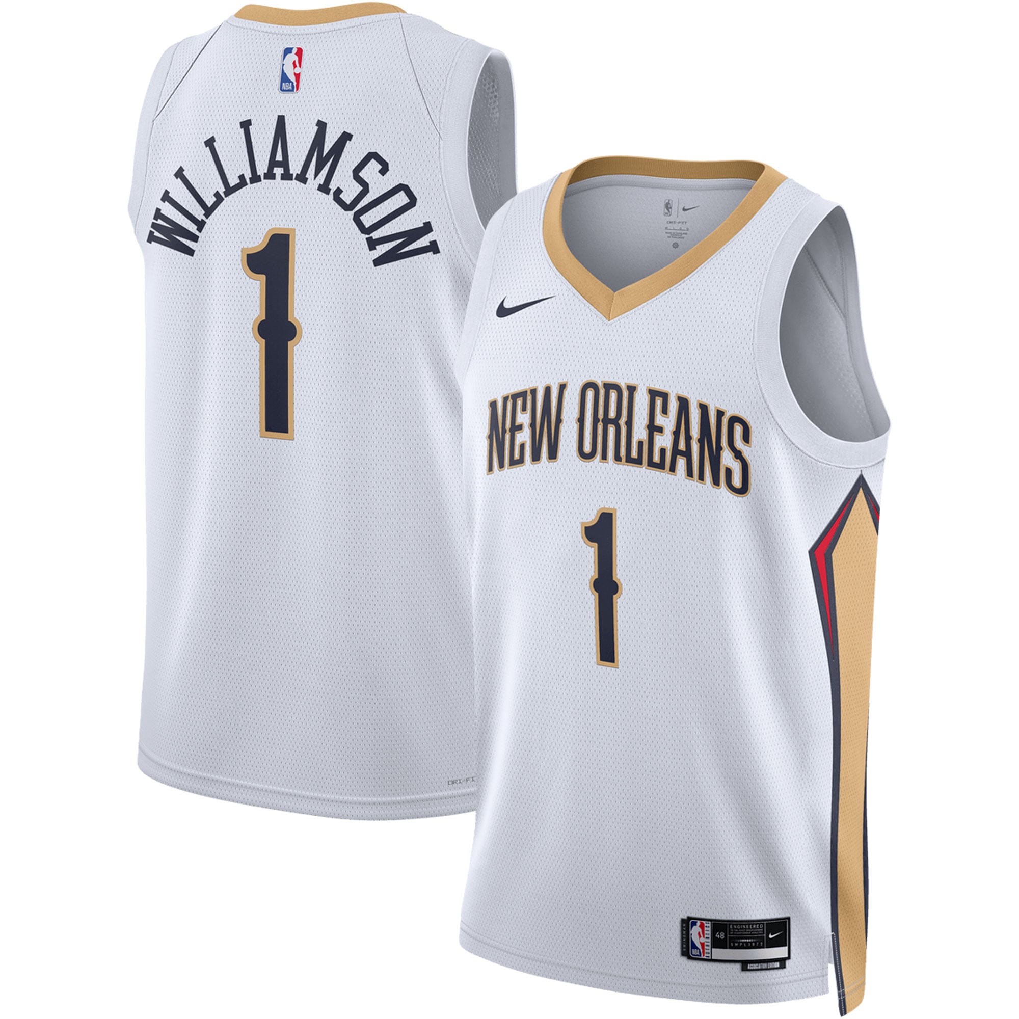 Zion Williamson New Orleans Pelicans Unisex Swingman Jersey - Association Edition - White - Image 2