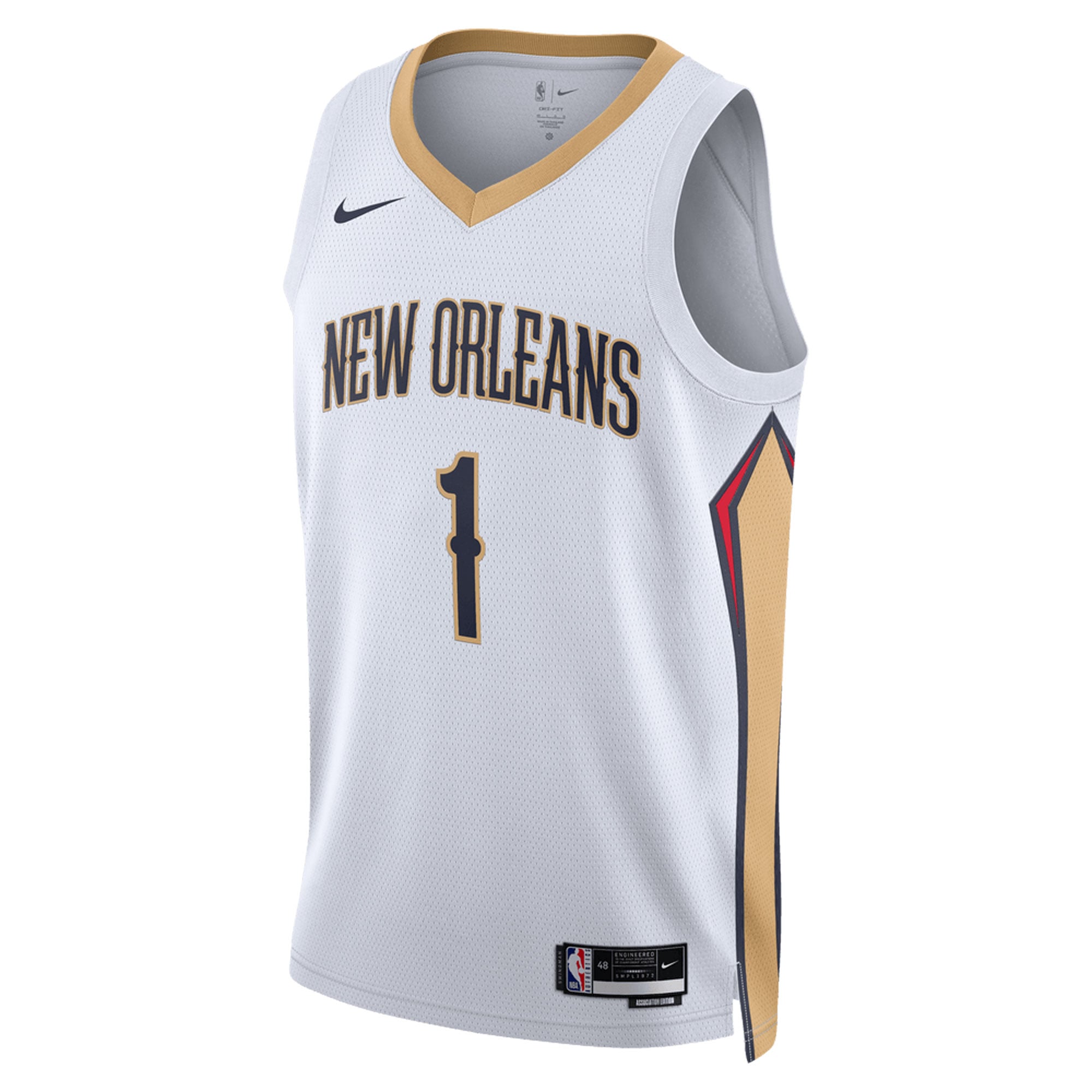 Zion Williamson New Orleans Pelicans Unisex Swingman Jersey - Association Edition - White - Image 3